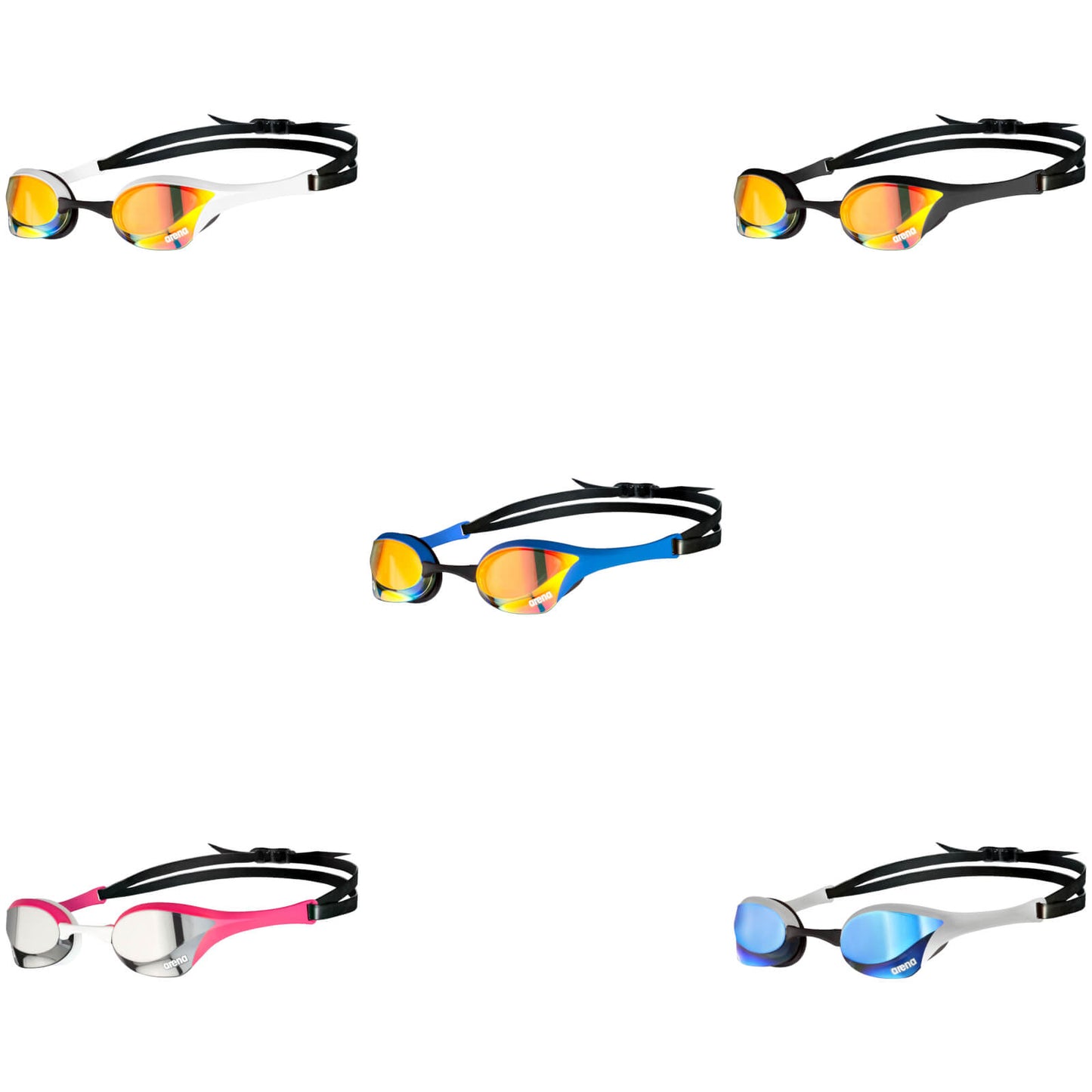 Arena Cobra Ultra Swipe Mirrored Men's Swimming Goggles  Collection
