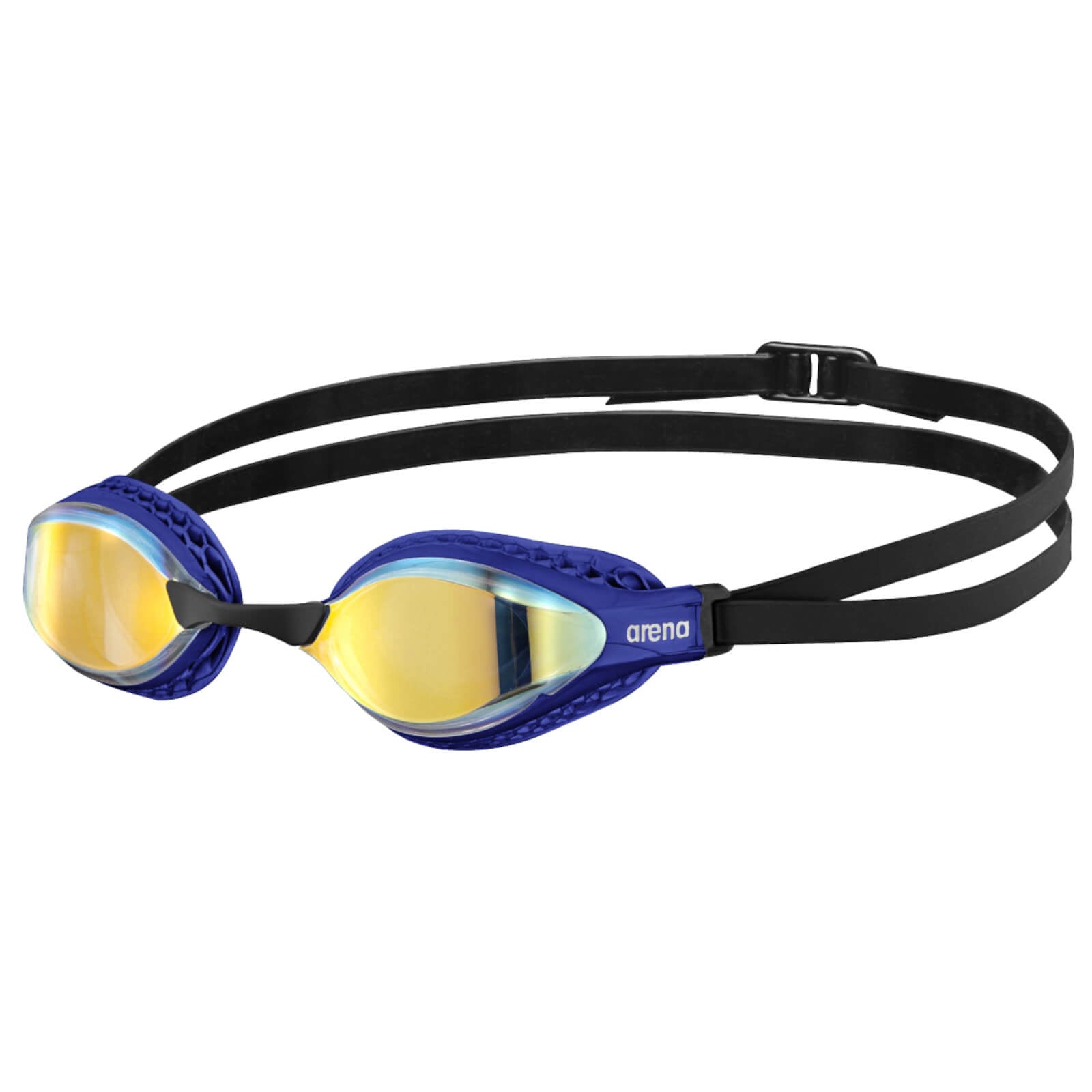 Arena Air Speed Mirrored Men's Swimming Goggles Blue/Yellow Copper