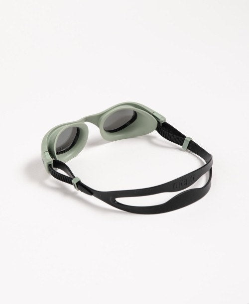 Arena The One Mirror Unisex Men's Swimming Goggles Silver/Jade/Black Alternate 2