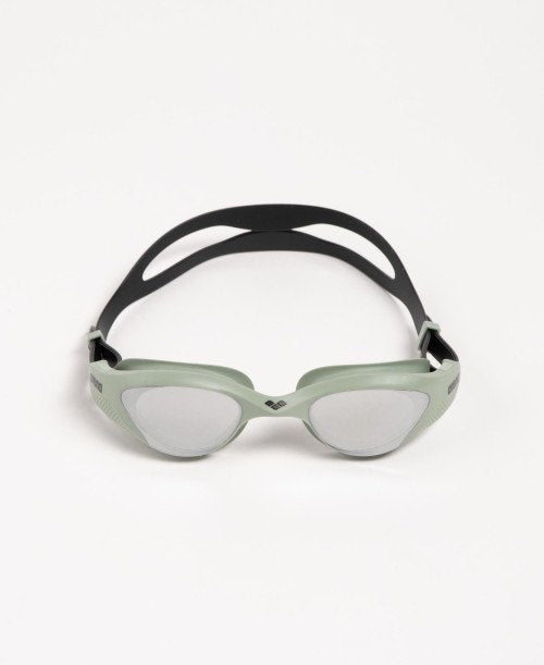 Arena The One Mirror Unisex Men's Swimming Goggles Silver/Jade/Black Alternate 4