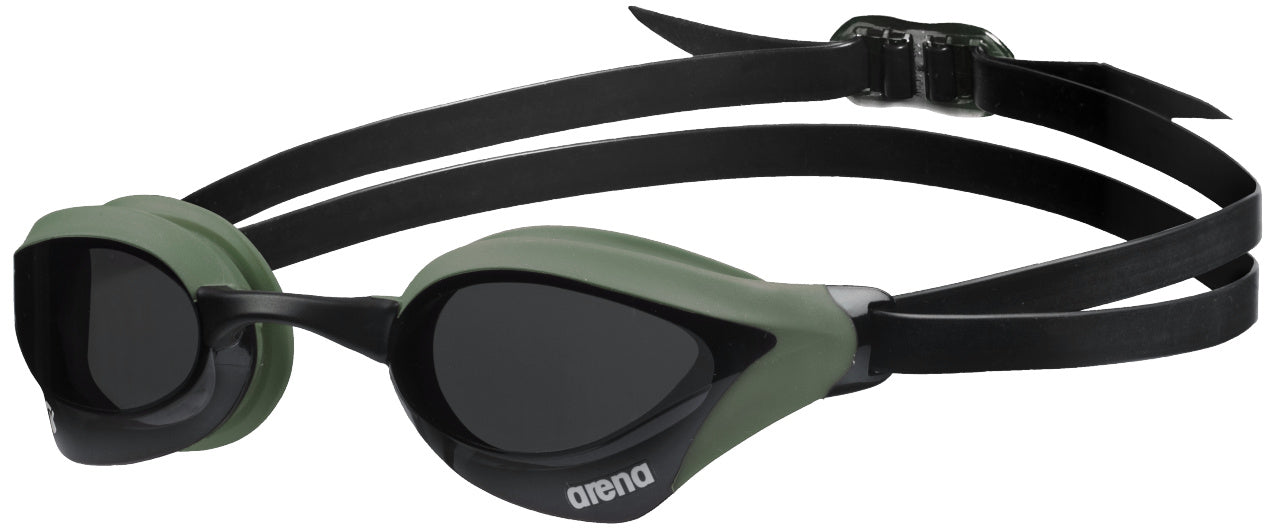 Arena Cobra Core Swipe Unisex Men's Swimming Goggles Smoke/Army/Black