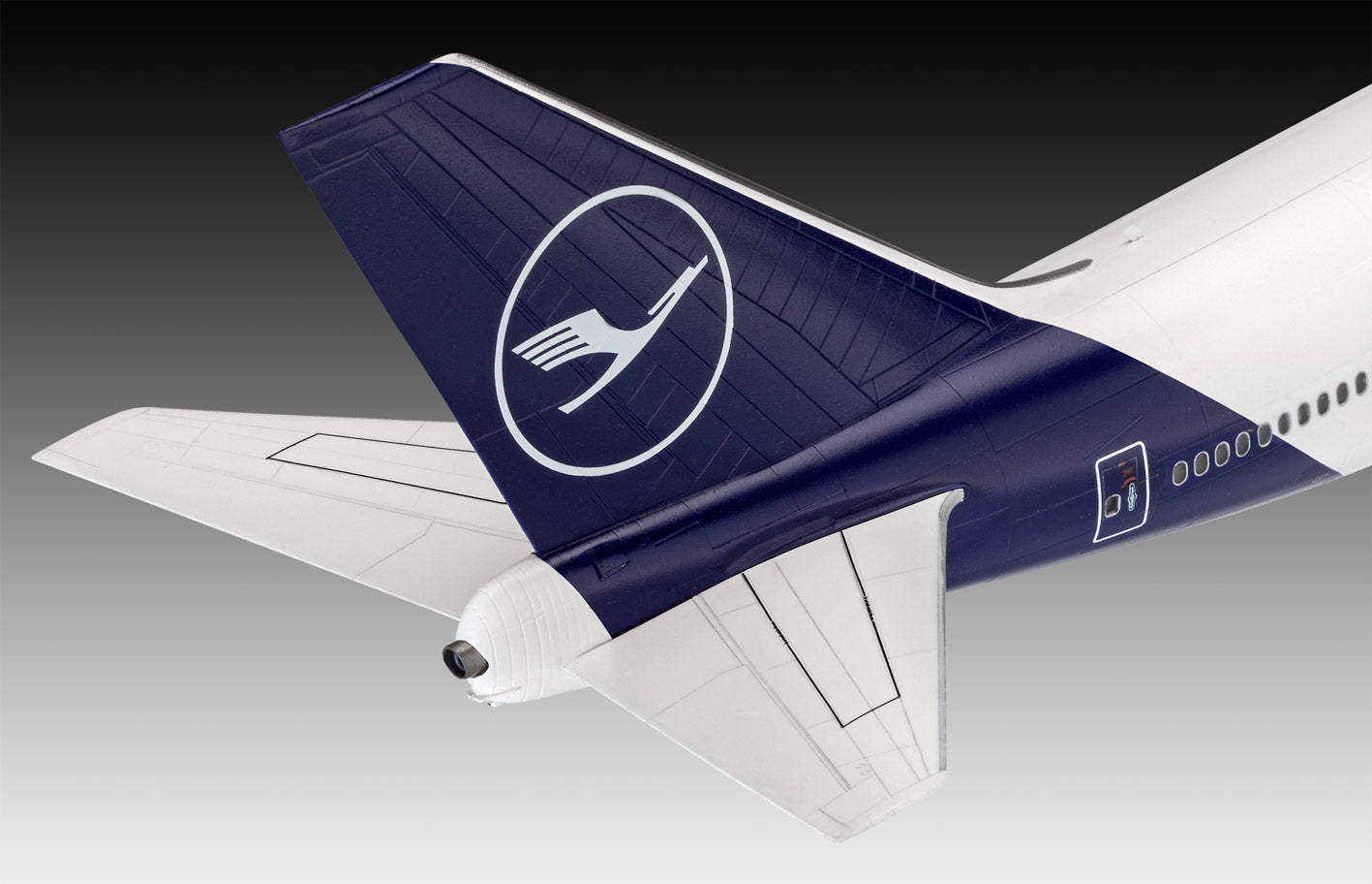 Plane Model Kit Revell Boeing 747-8 Lufthansa New Livery 1:144 Alternate 2