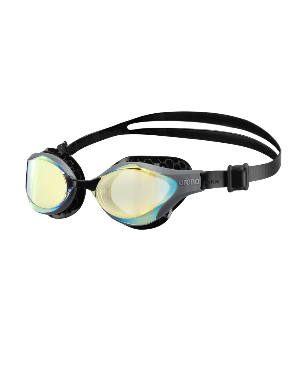 Arena Air Bold Swipe Mirror Unisex Men's Swimming Goggles Aqua/Dark Grey