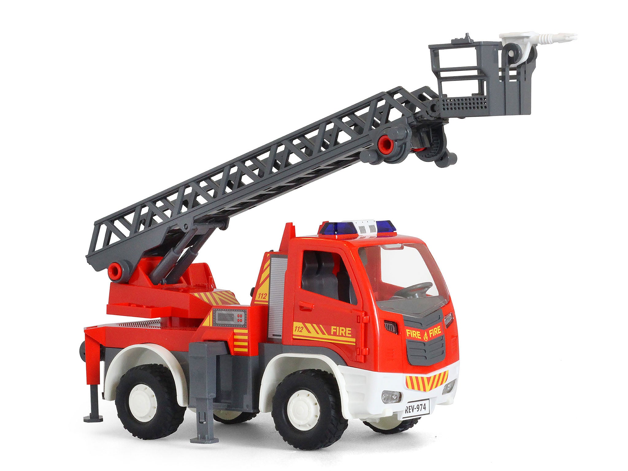 Truck Model Kit Revell Turntable Ladder Fire Truck 1:20 Alternate 3