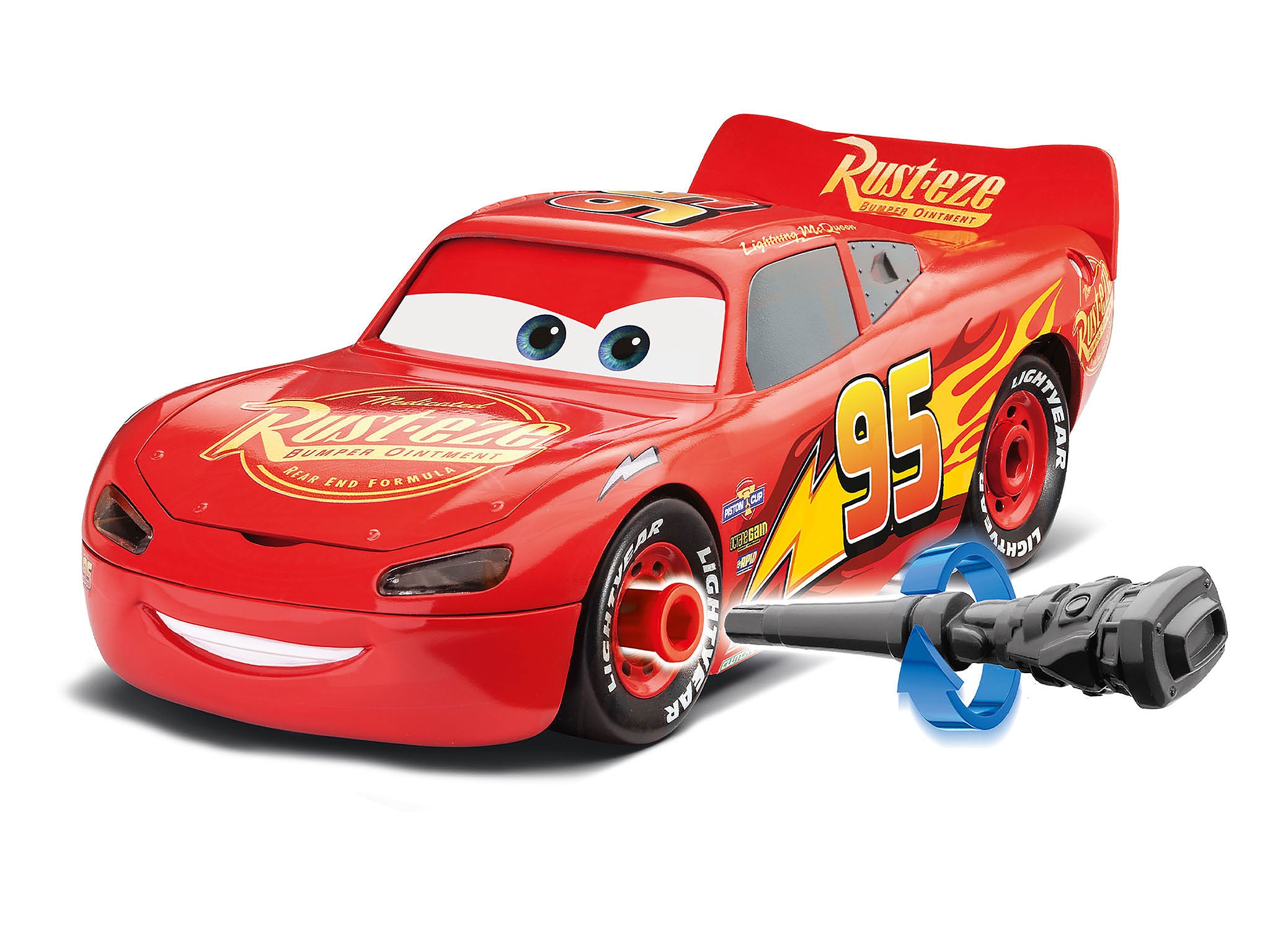 Car Model Kit Revell Lightning McQueen Disney Cars Light & Sound 1:20 Alternate 3