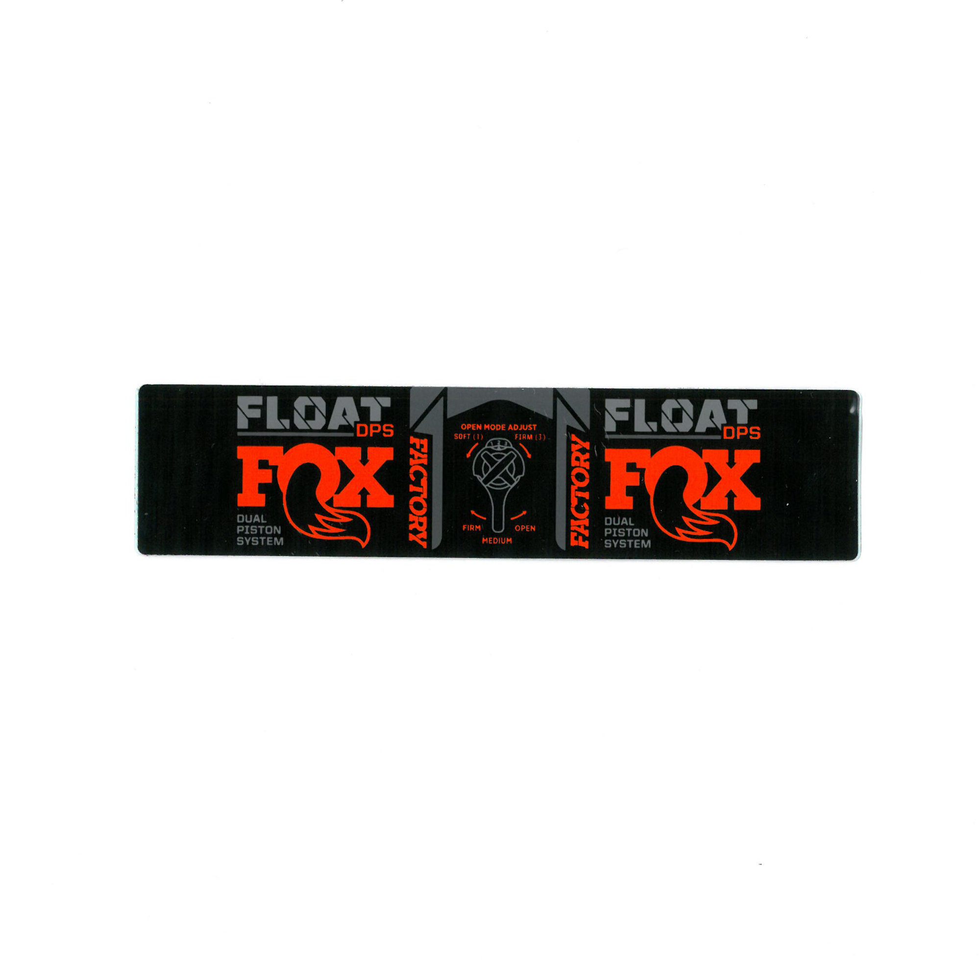 Fox Float DPS Factory EVOL 7.25+ / 165mm+ Adjust 2021 Replacement Rear Bike Suspension Shock Decal Spare Part