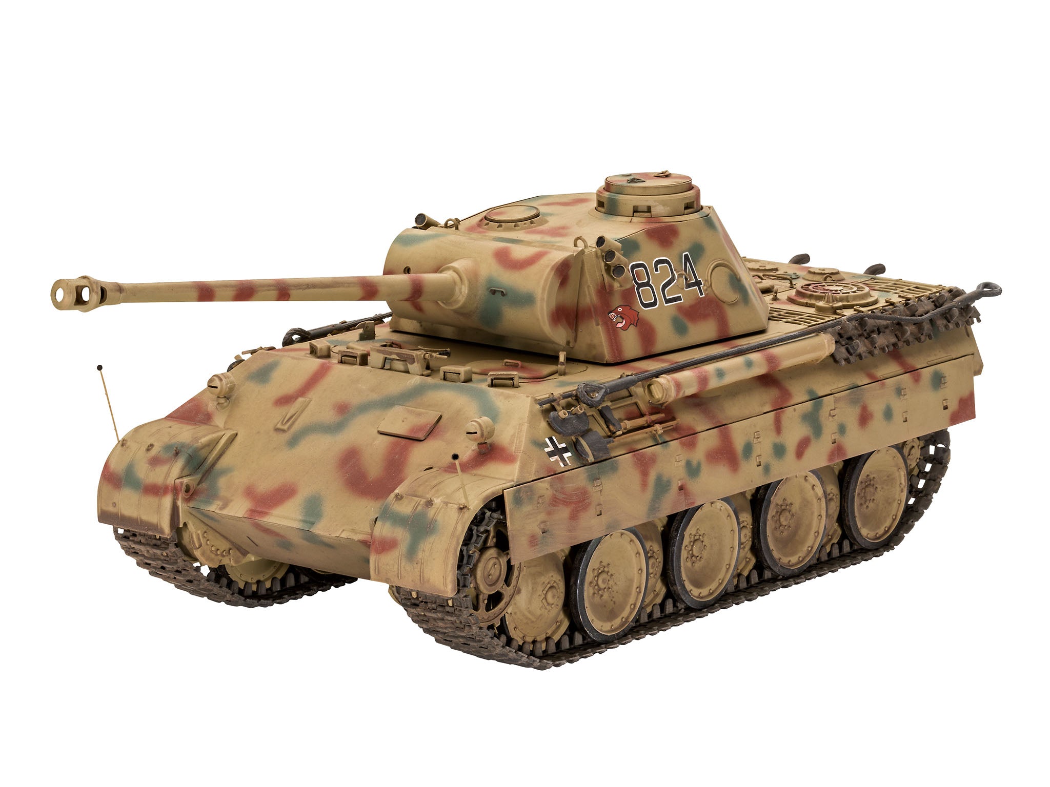 Tank Model Kit Revell Gift Set Panther Ausf. D 1:35