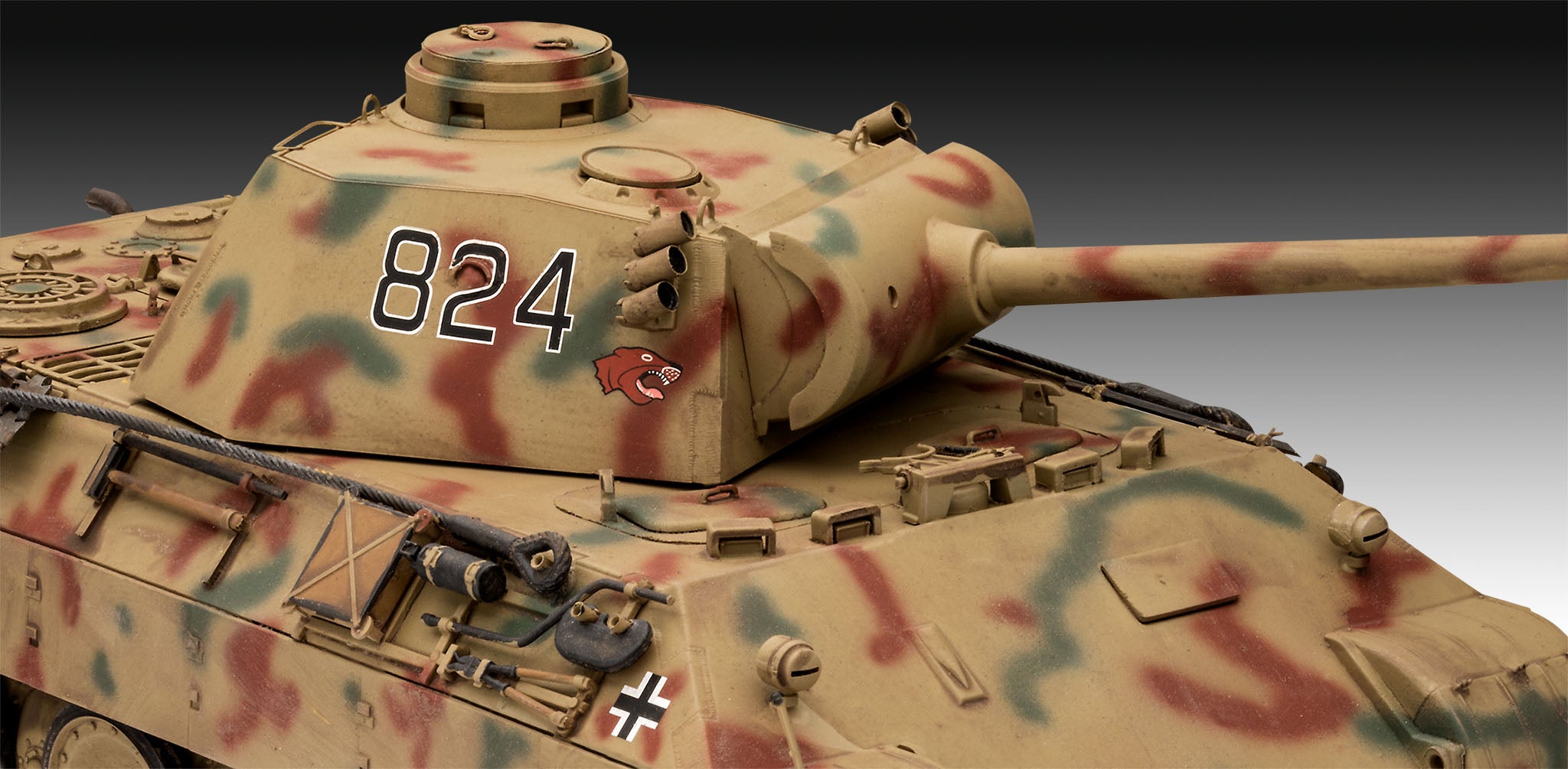 Tank Model Kit Revell Gift Set Panther Ausf. D 1:35 Alternate 1