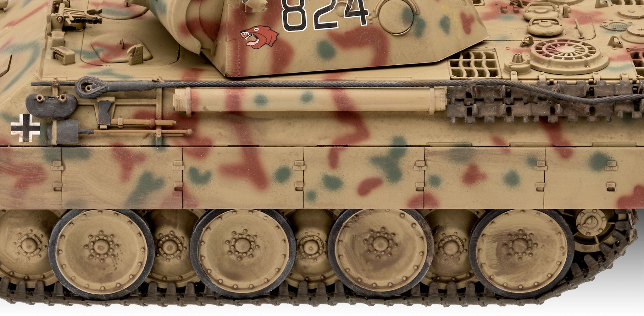 Tank Model Kit Revell Gift Set Panther Ausf. D 1:35 Alternate 2
