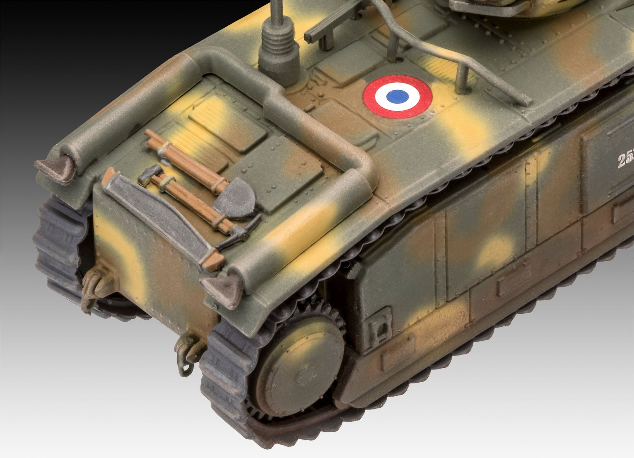 Tank Model Kit Revell Char B.1 bis & Renault FT.17 1:76 Alternate 2