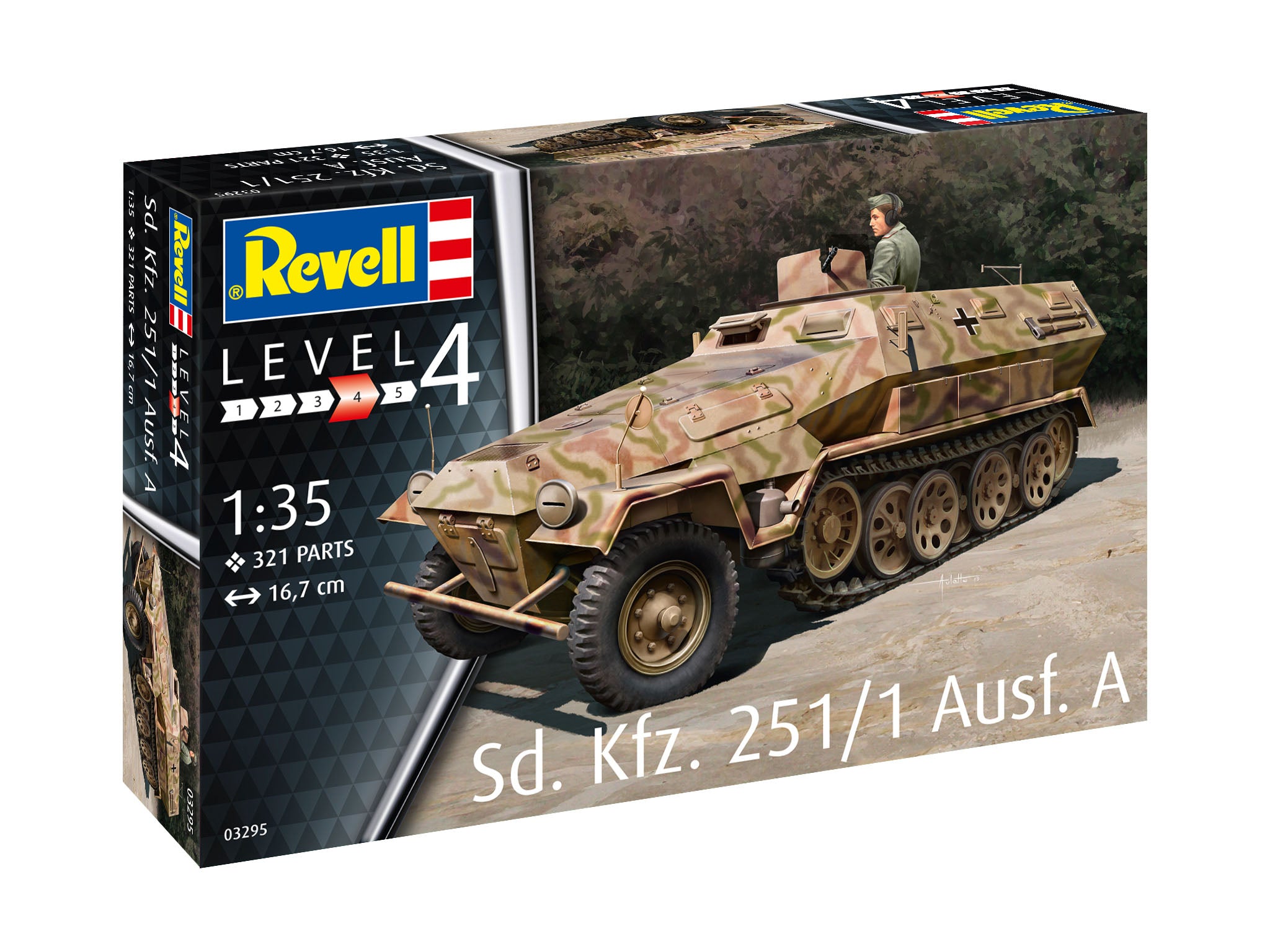 Tank Model Kit Revell Sd.Kfz. 251/1 Ausf.A 1:35 Alternate 1