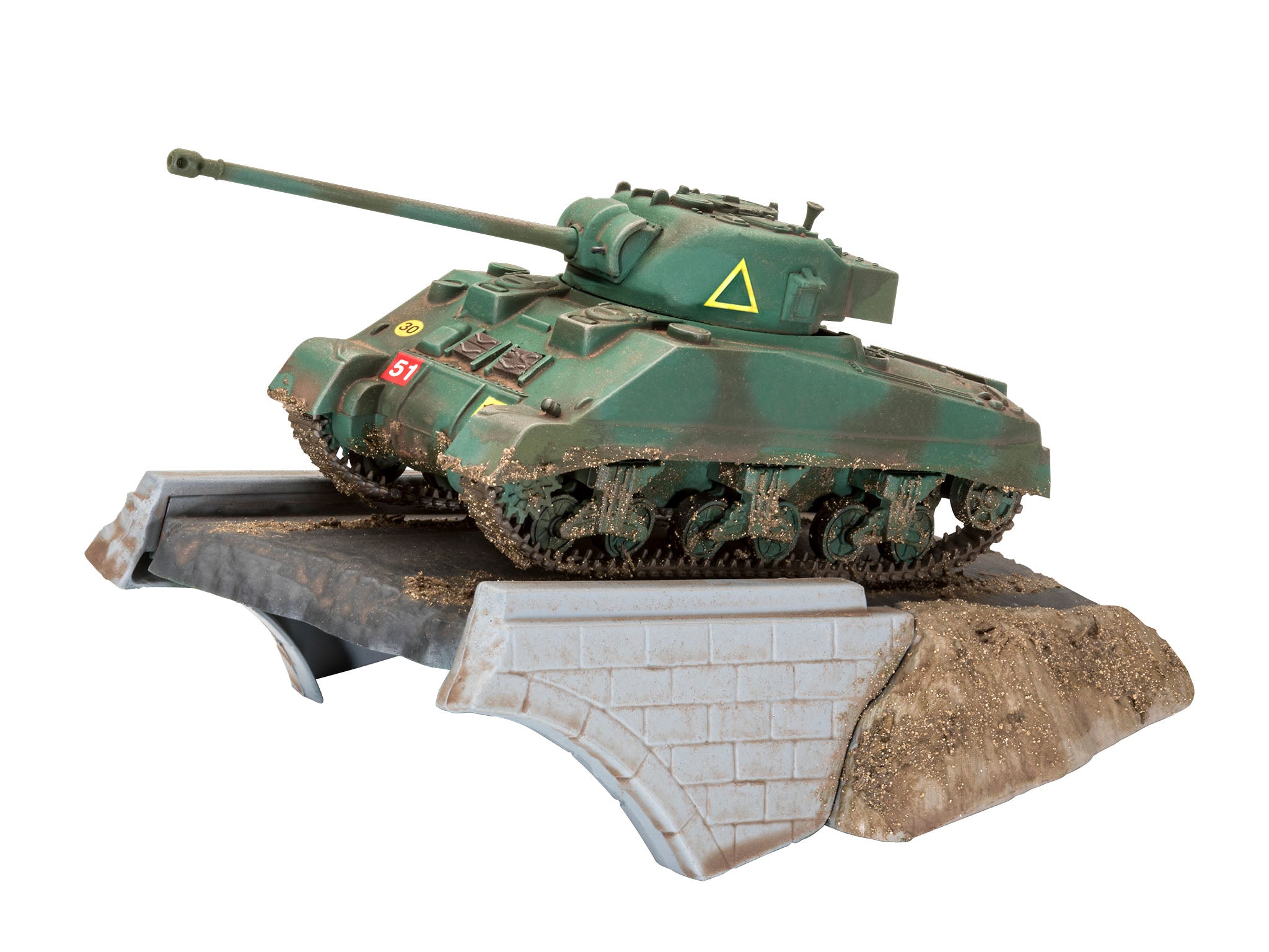 Revell Sherman Firefly 1:76 First Diorama Set Tank Model Kit Alternate 1