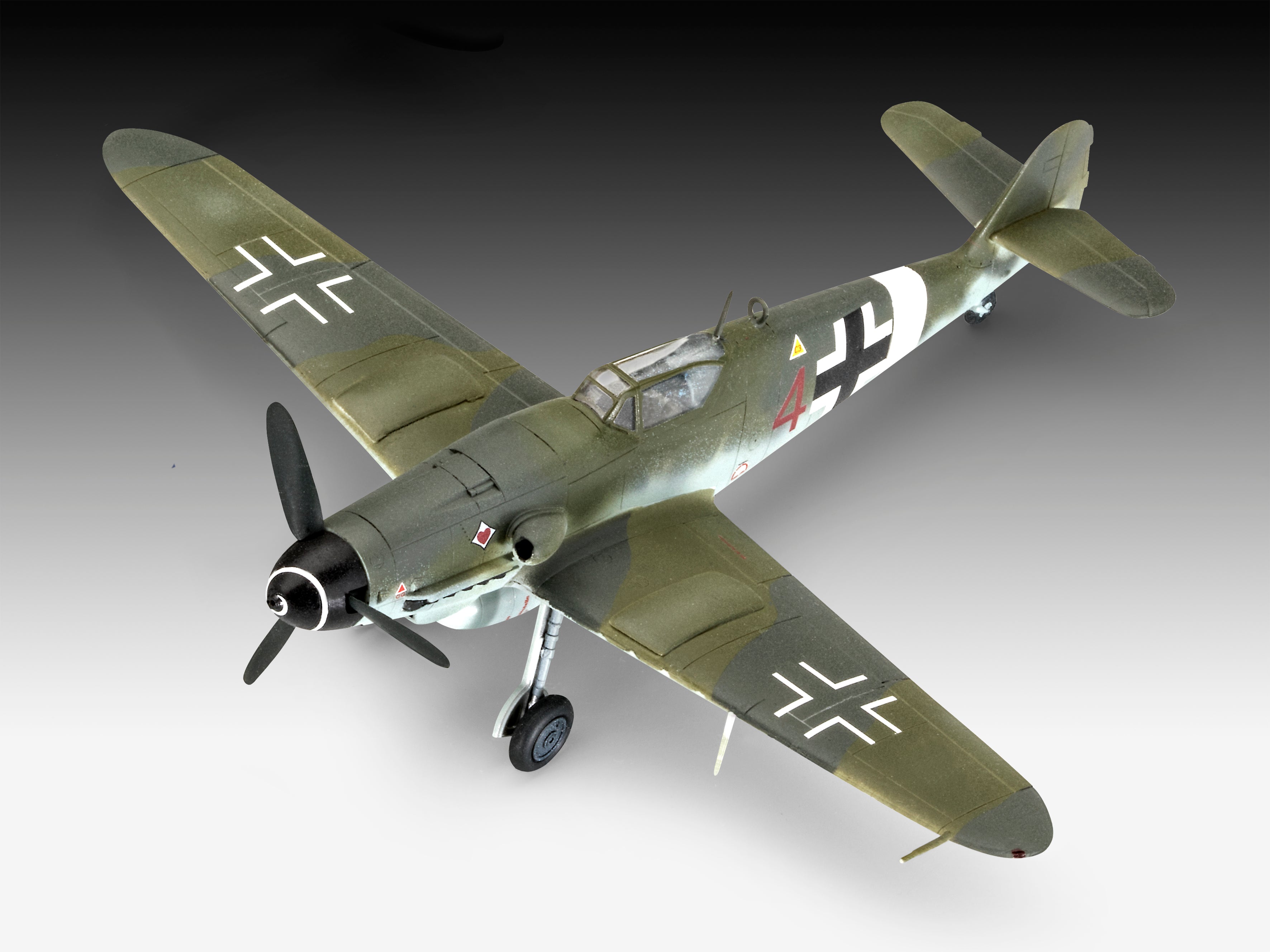 Plane Model Kit Revell Model Set Combat Set Bf109G-10 & Spitfire Mk.V 1:72 Alternate 2