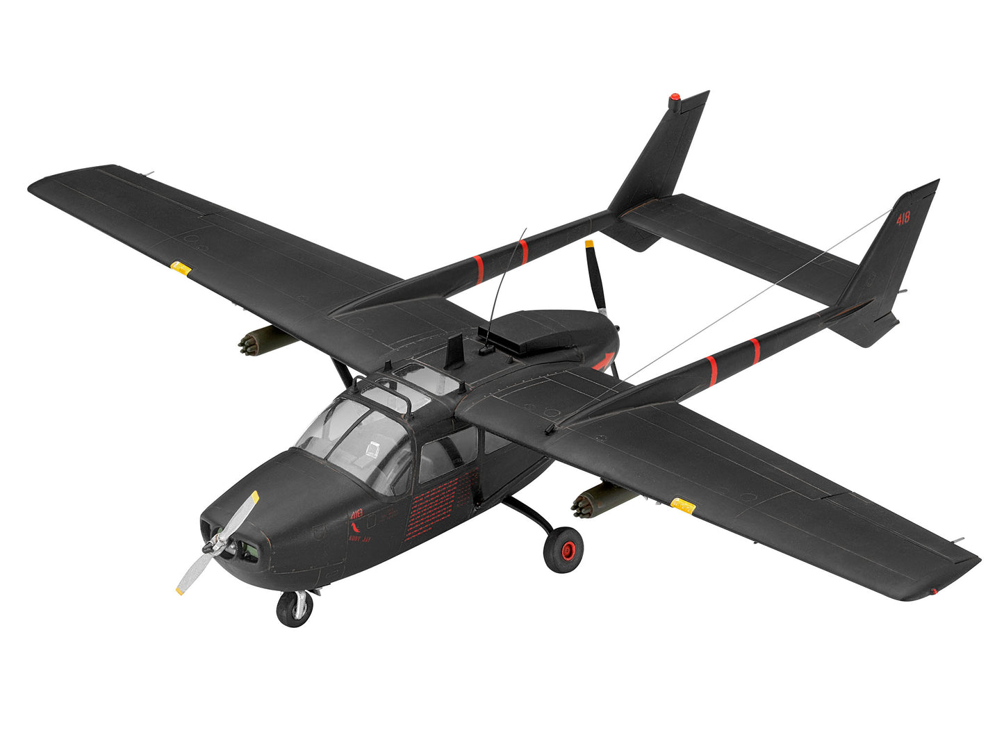 Plane Model Kit Revell O-2A plane 1:48 Alternate 1