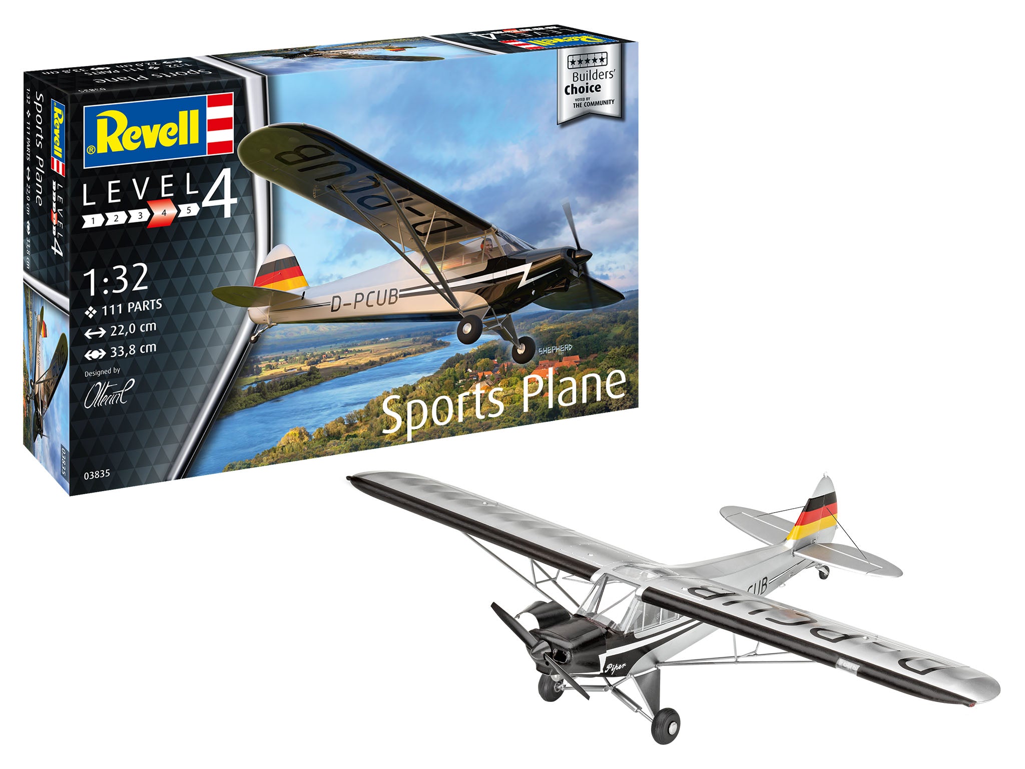 Plane Model Kit Revell Sports Plane 1:32