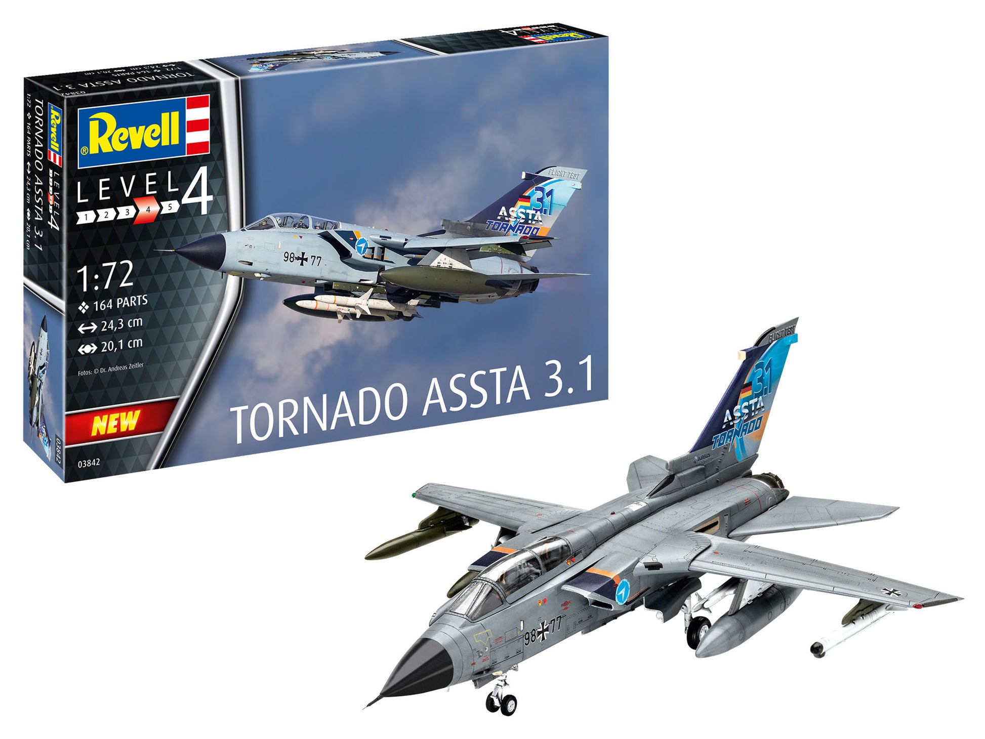 Plane Model Kit Revell Tornado ASSTA 3.1 1:72