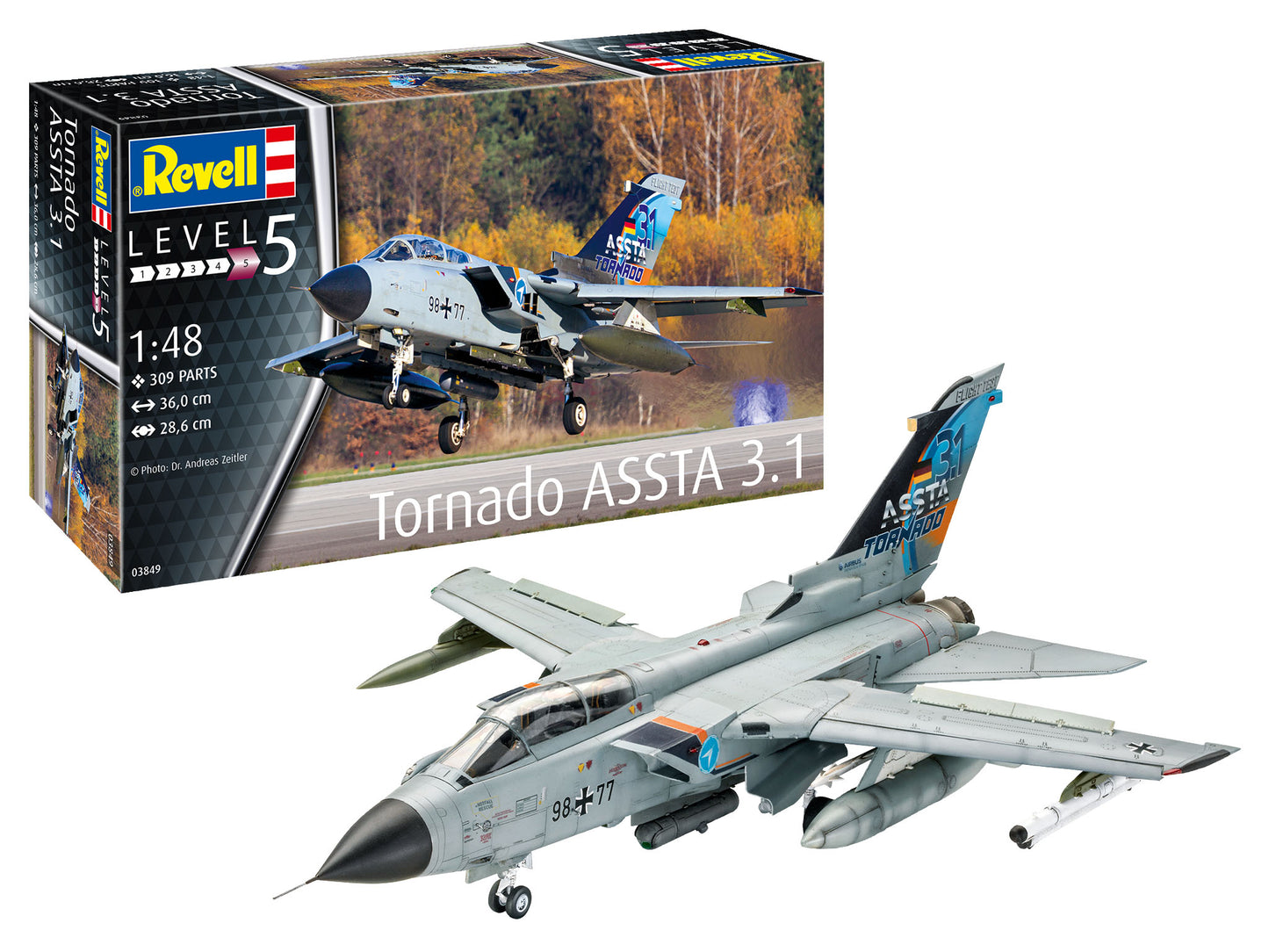 Plane Model Kit Revell Tornado ASSTA 3.1 1:48