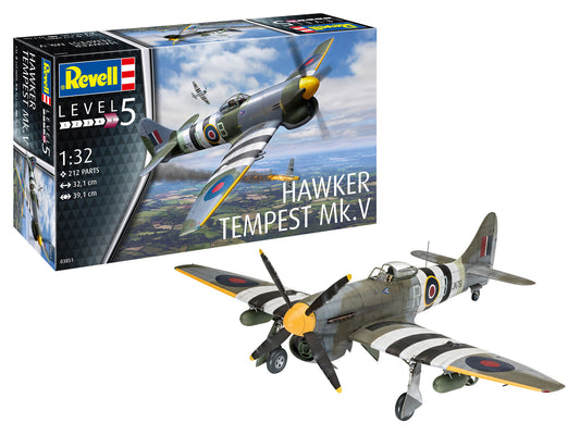 Plane Model Kit Revell Hawker Tempest V 1:32