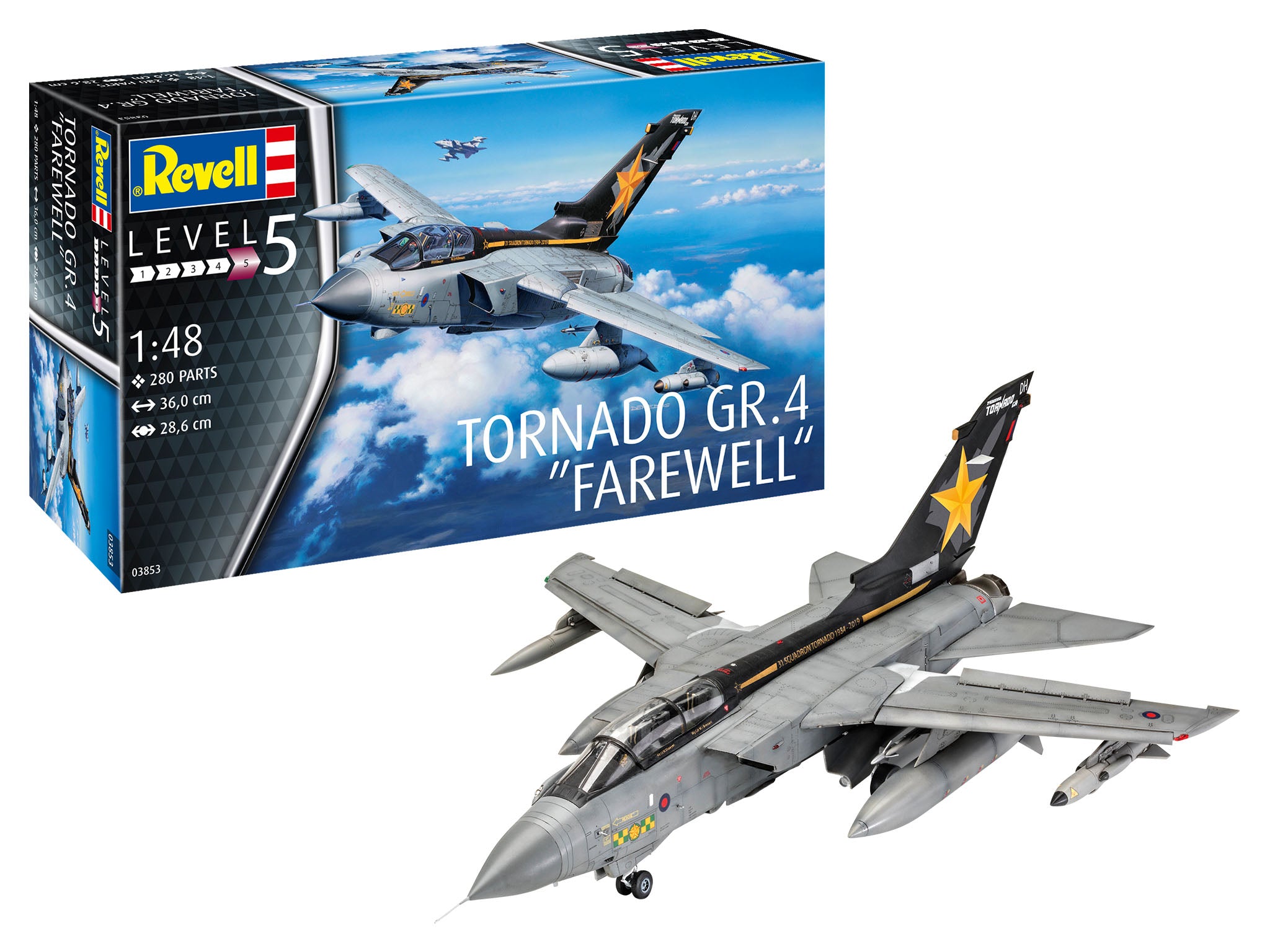 Plane Model Kit Revell Tornado GR.4 Farewell 1:48