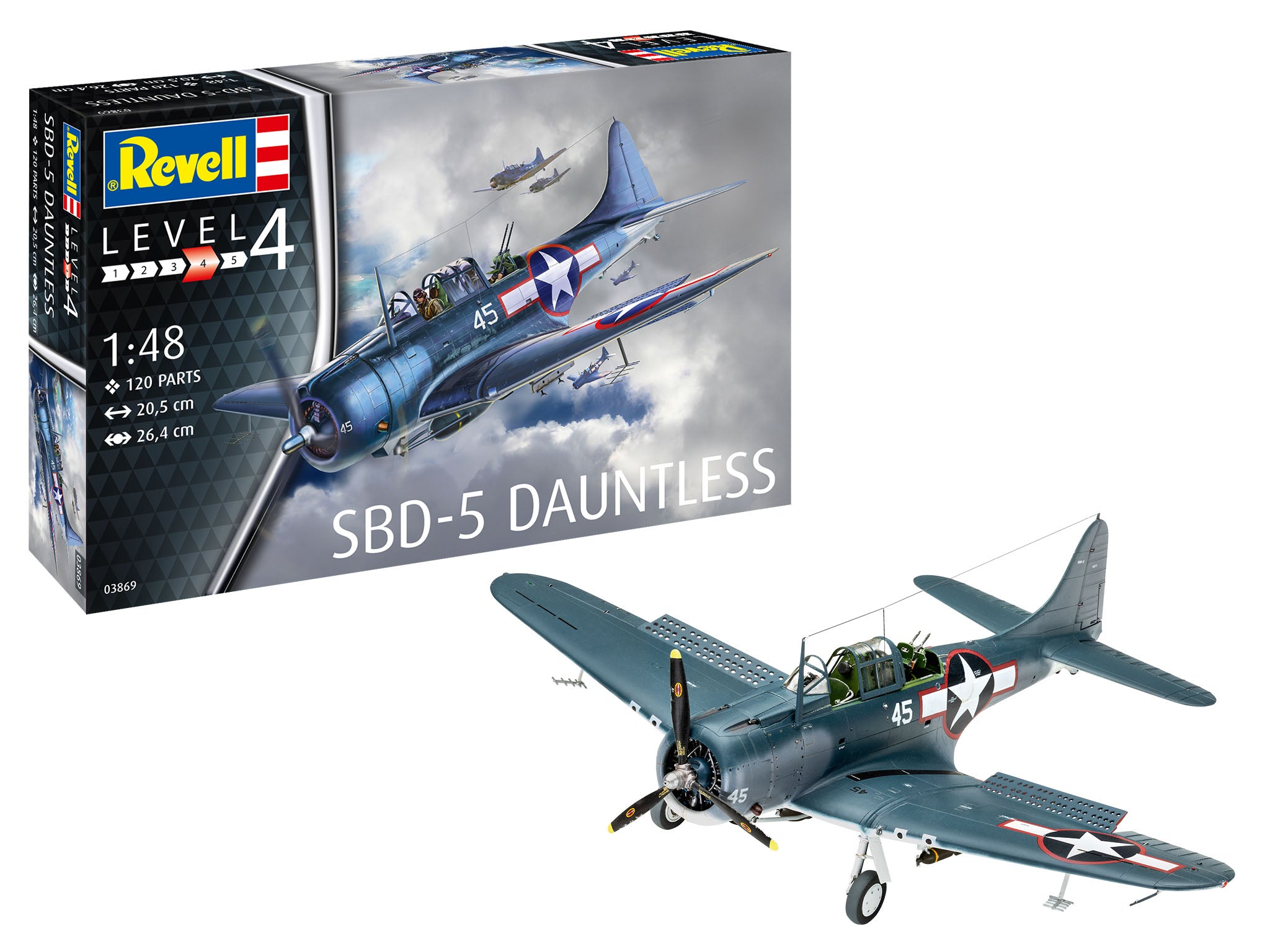 Plane Model Kit Revell SBD-5 Dauntless 1:48