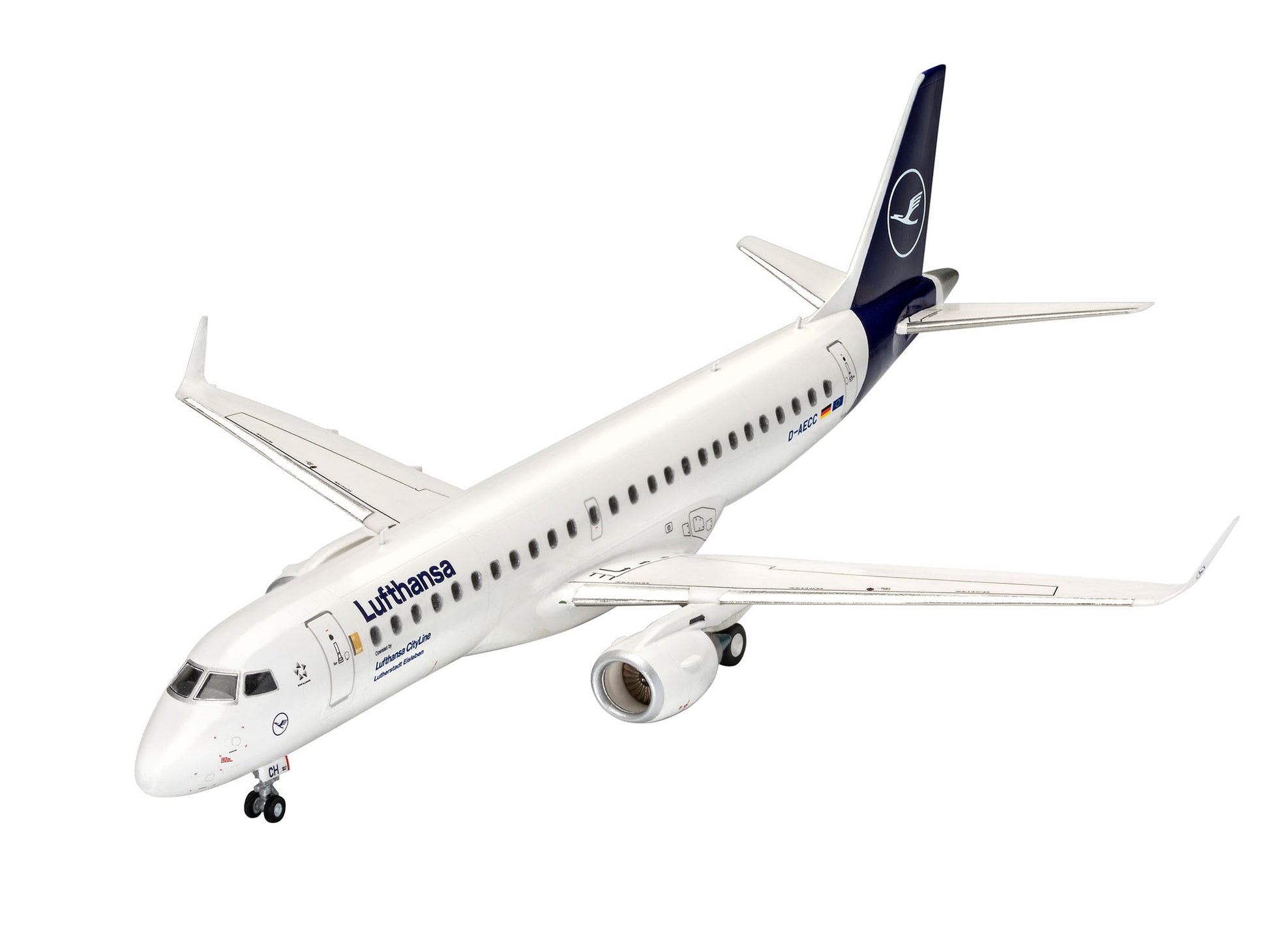 Plane Model Kit Revell Embraer 190 Lufthansa New Livery 1:144 Alternate 1