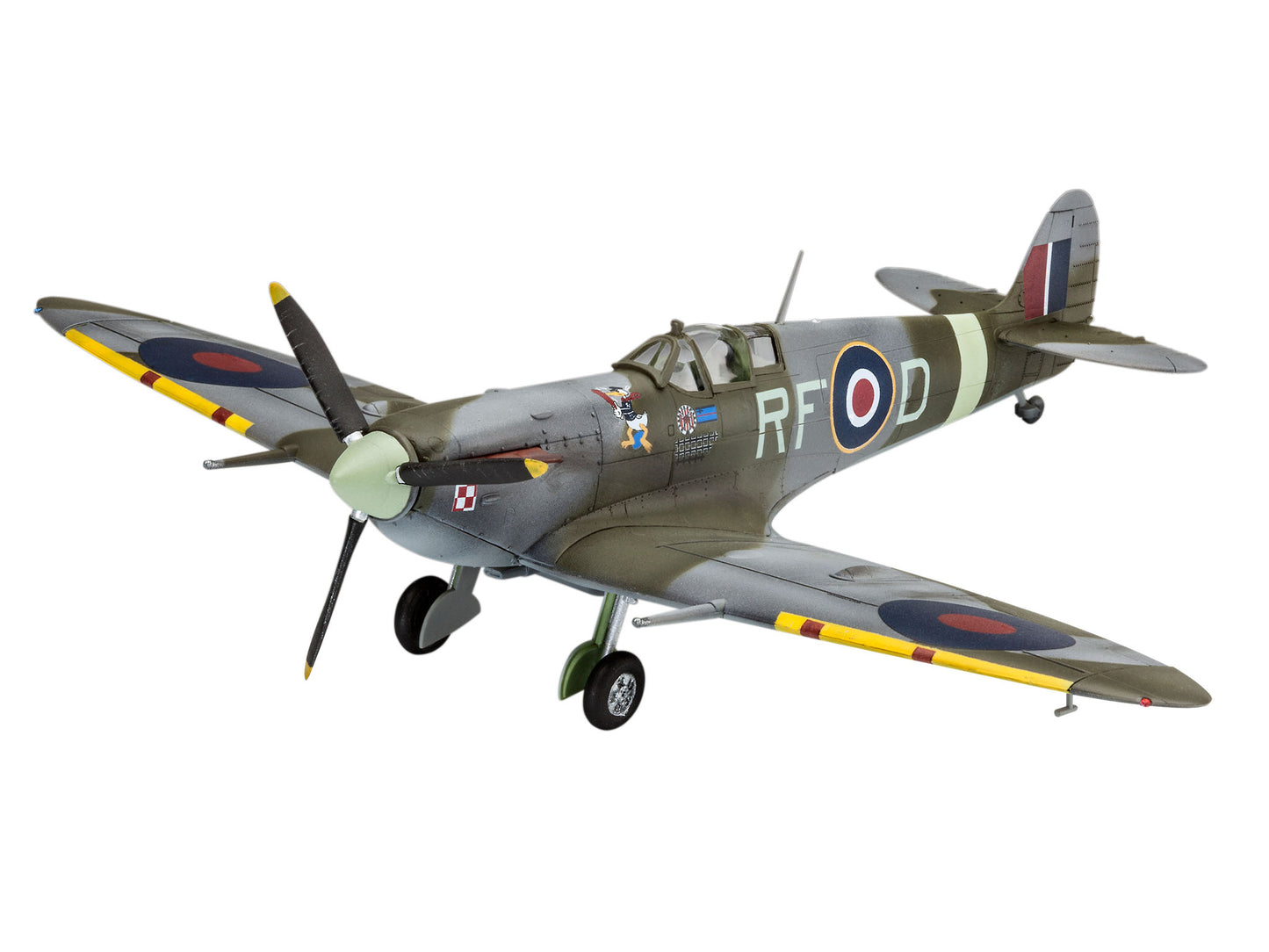 Revell Supermarine Spitfire 1:72 Scale Airplane Model Kit With Paints & Glue