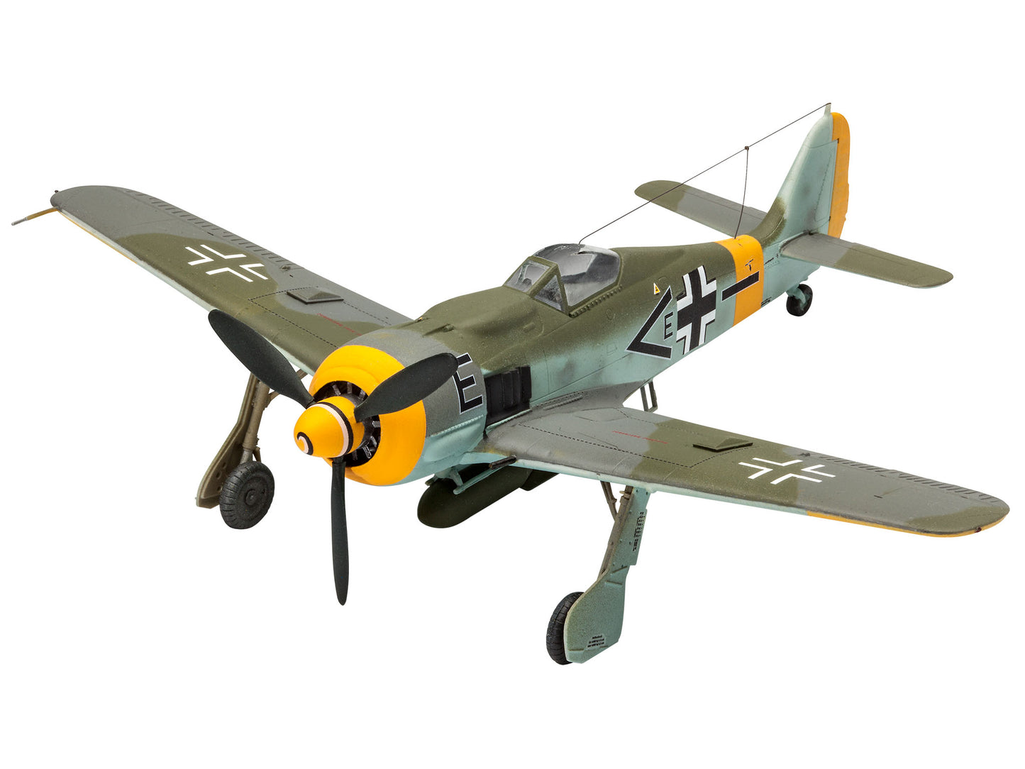 Revell Focke Wulf Fw190 F-8 1:72 Scale Airplane Model Kit With Paints & Glue