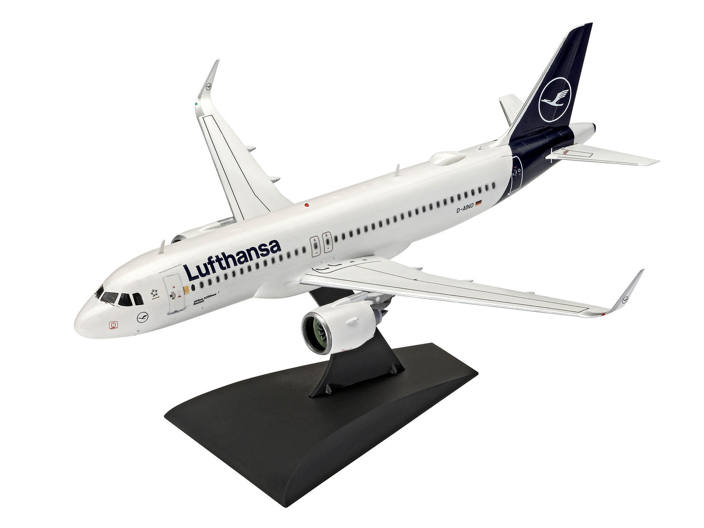 Plane Model Kit Revell Model Set Airbus A320neo Lufthansa 1:144 Alternate 1