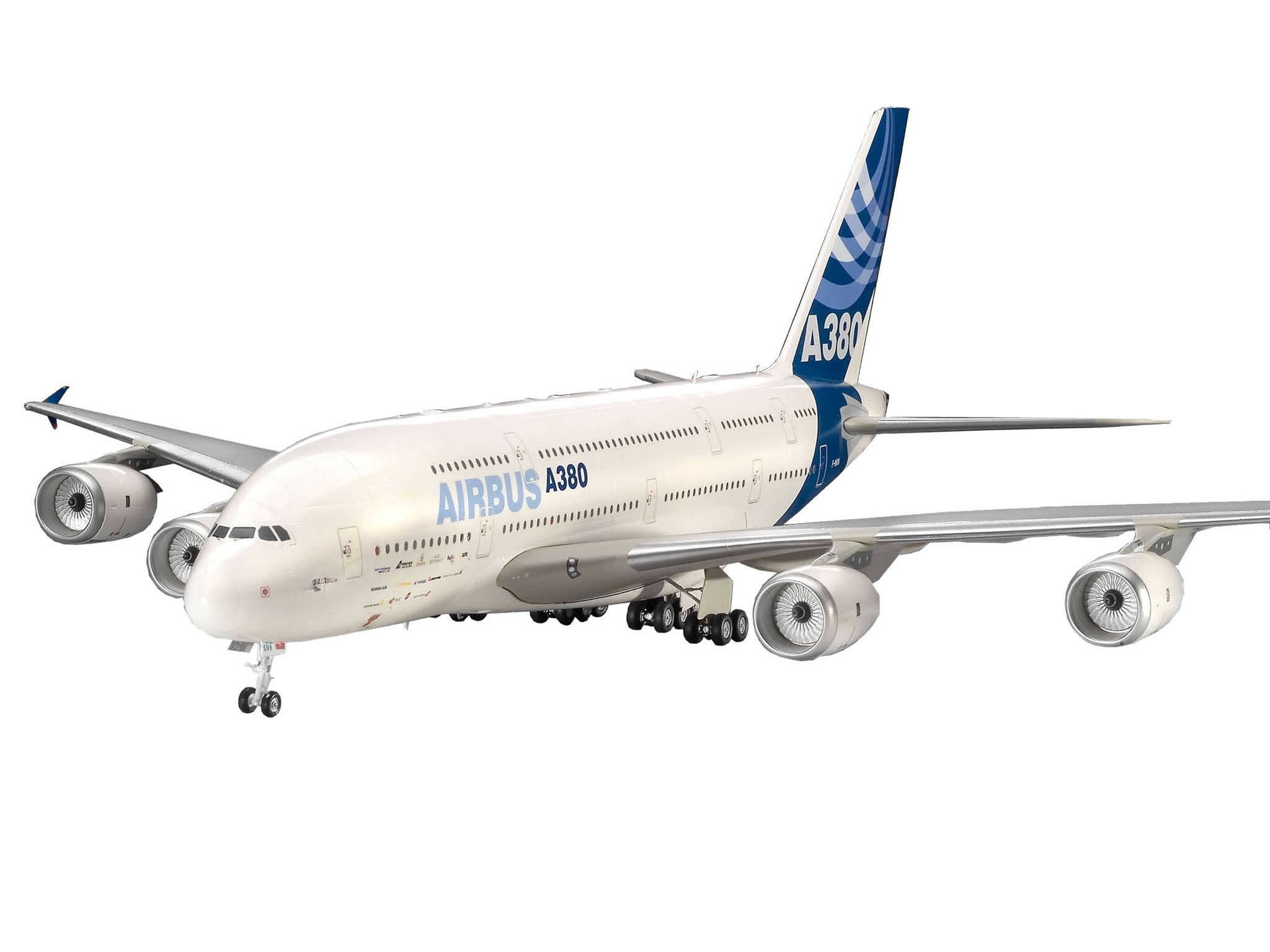 Plane Model Kit Revell Airbus A380 Design New Livery First Flight 1:144 Alternate 1