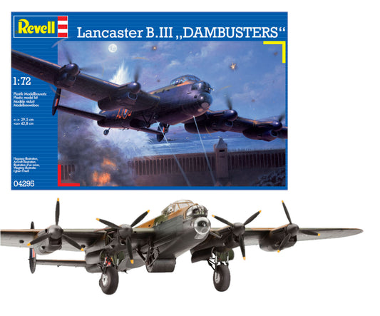 Plane Model Kit Revell Avro Lancaster Dambusters 1:72
