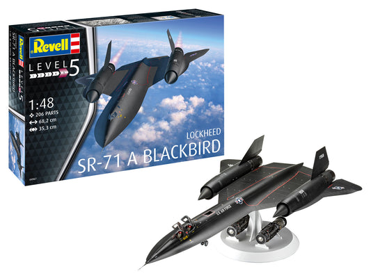 Plane Model Kit Revell Lockheed SR-71 A Blackbird 1:48