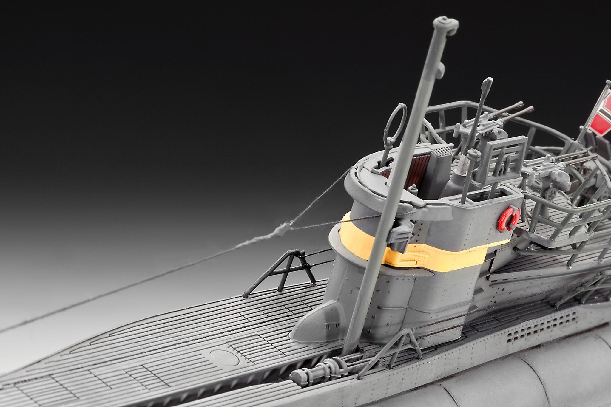 Warship Model Kit Revell German Submarine Type VII C/41 Atlantic Version 1:144 Alternate 3