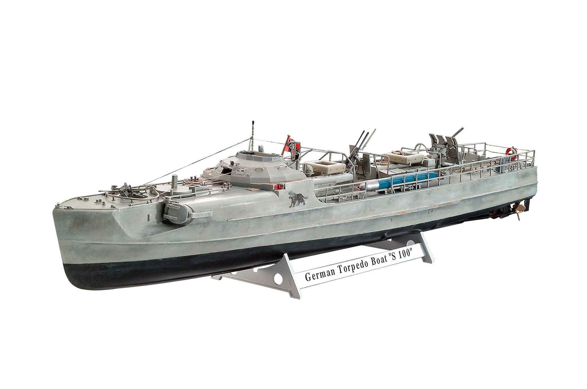 Warship Model Kit Revell German Fast Attack Craft S-100 1:72 Alternate 1
