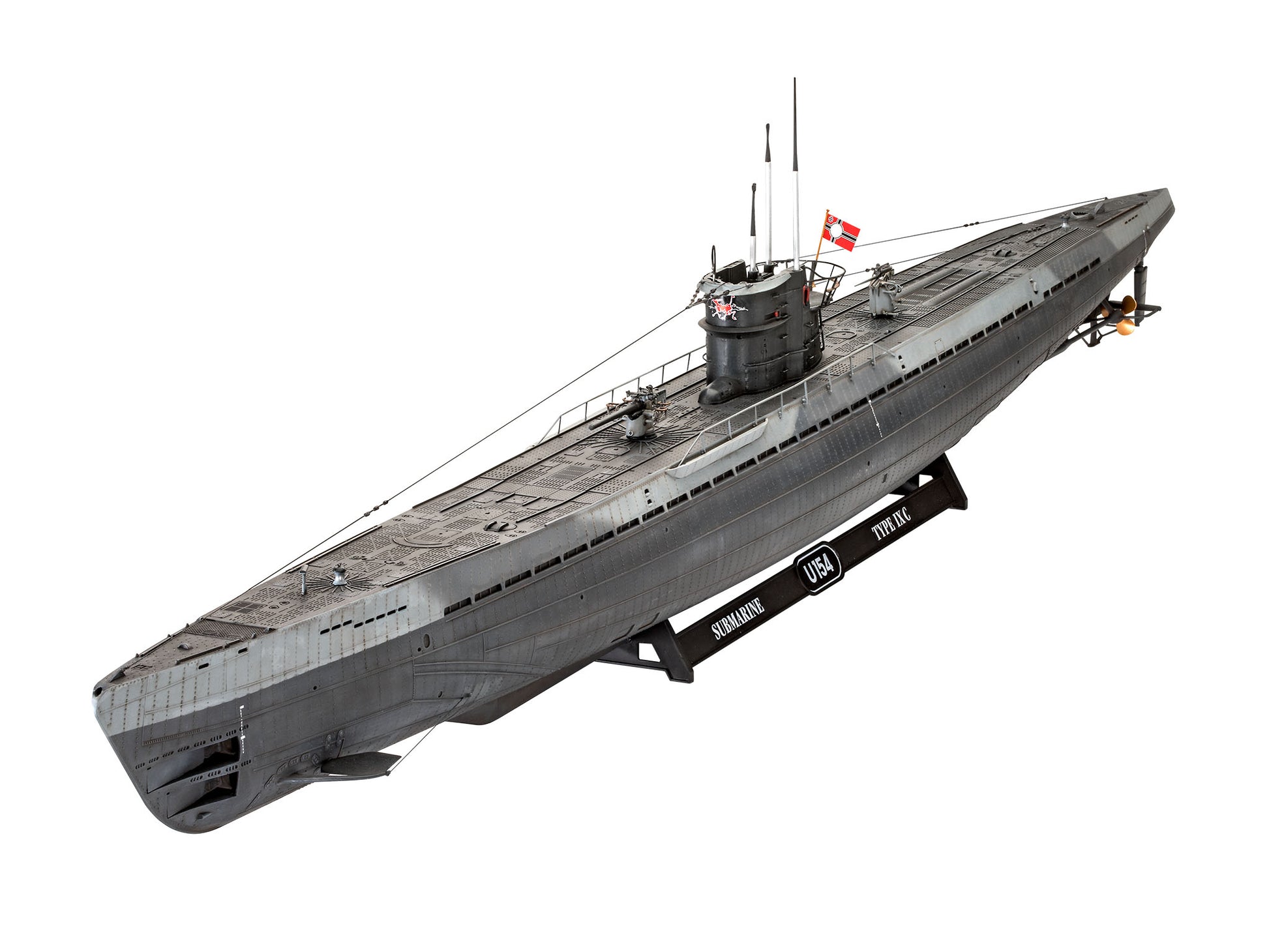 Warship Model Kit Revell German Submarine Type IX C U67 or U154 1:72 Alternate 1