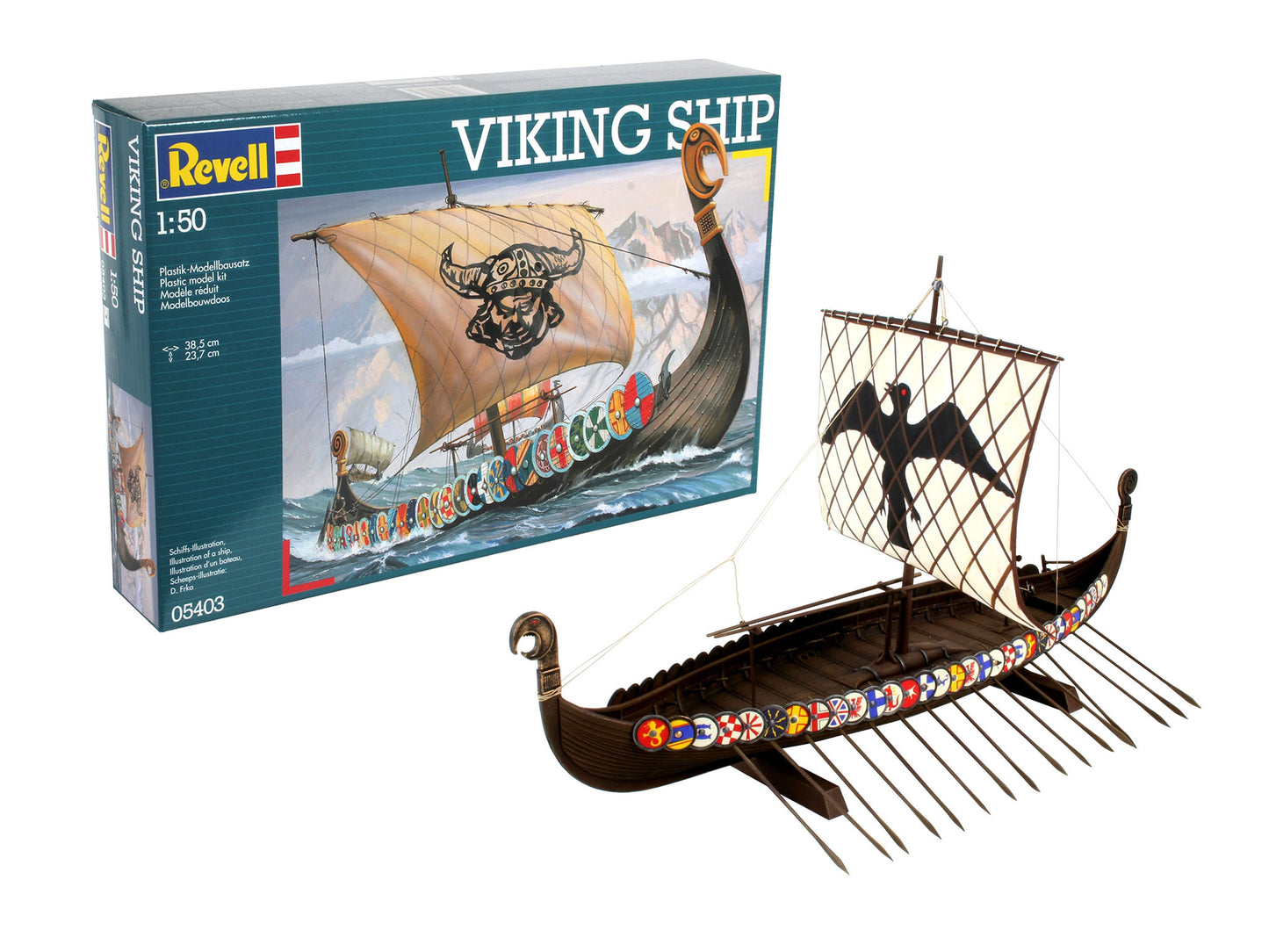 Revell Viking Ship Model Set 1:50 Warship Model Building Kit