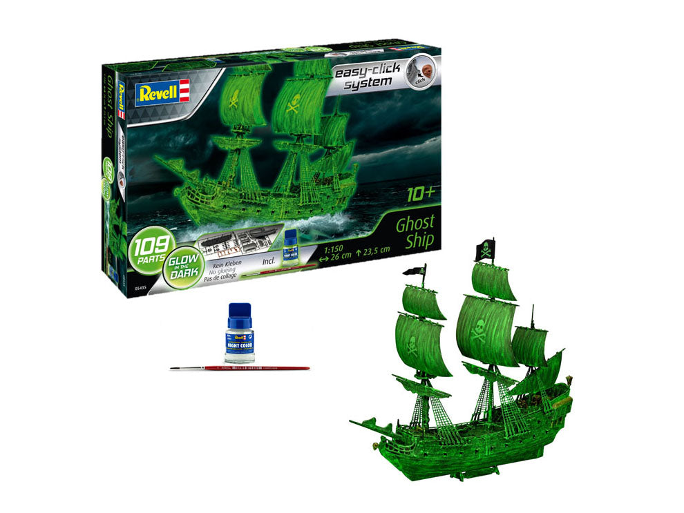 Warship Model Kit Revell Ghost Ship easy-click-system with Night Color 1:150