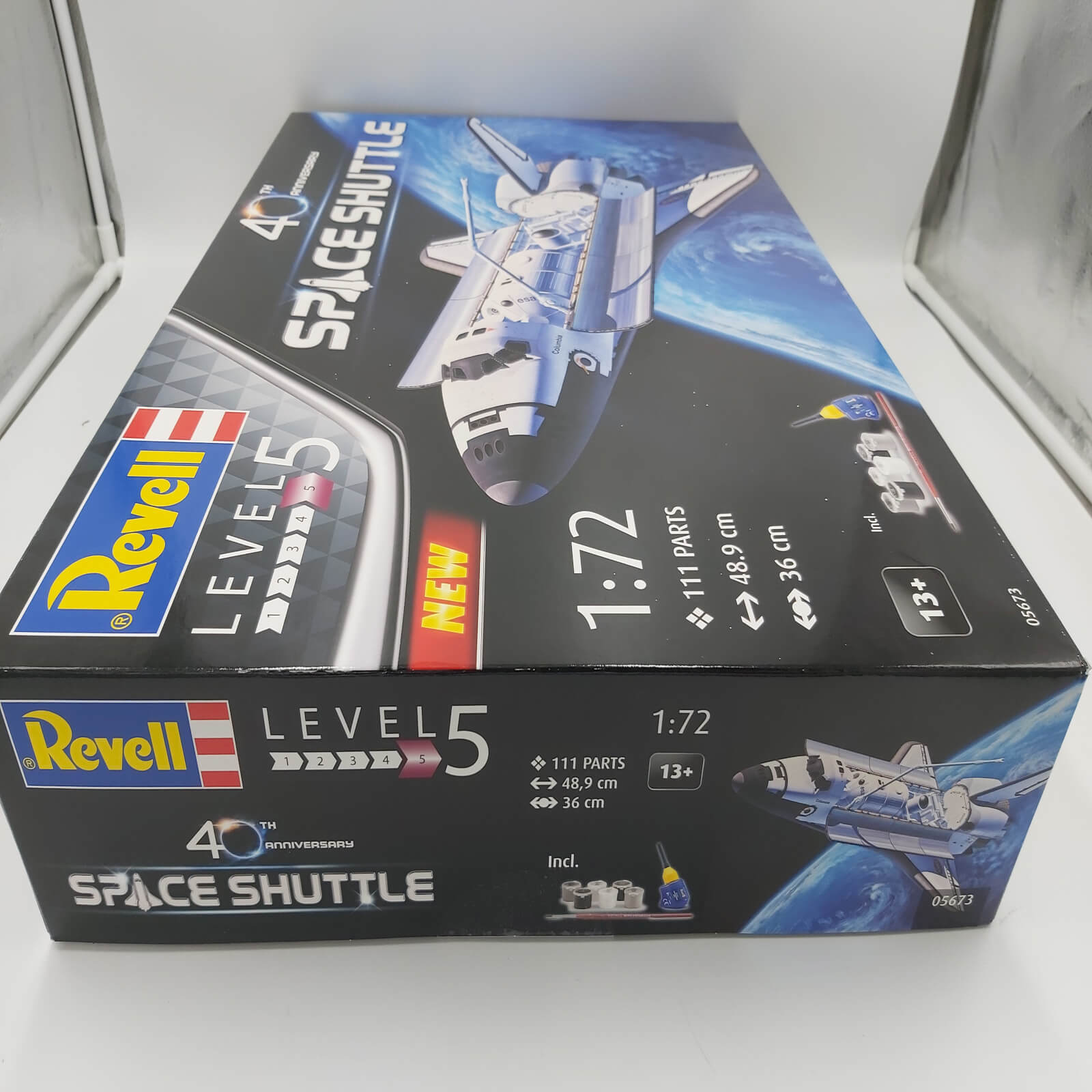 Revell Space Shuttle 40th Anniversary 1:72 Gift Set Spacecraft Model Building Kit Alternate 1