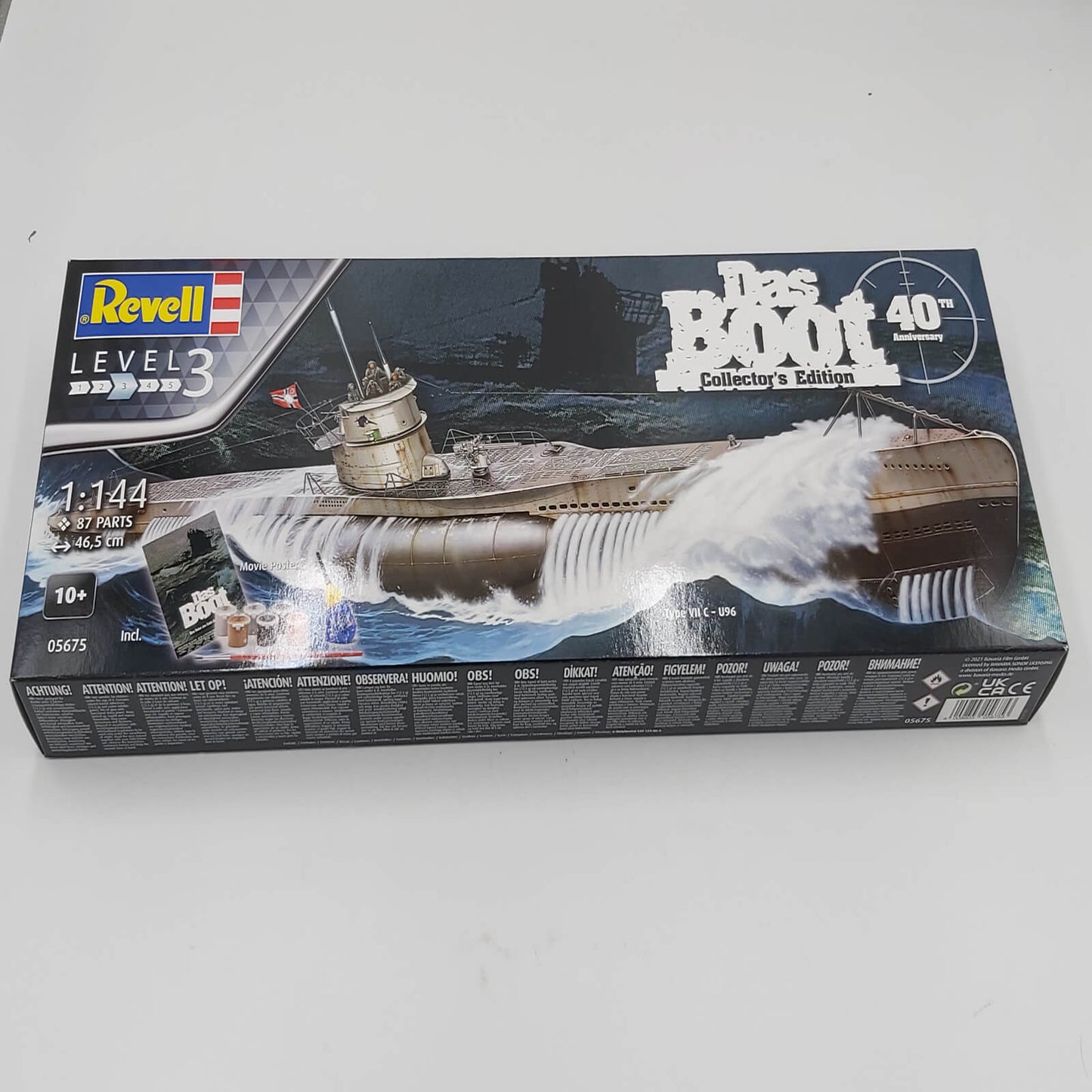 Revell Das Boot Movie 40 Years Collectors Edition 1:144 Gift Set Warship Model Building Kit