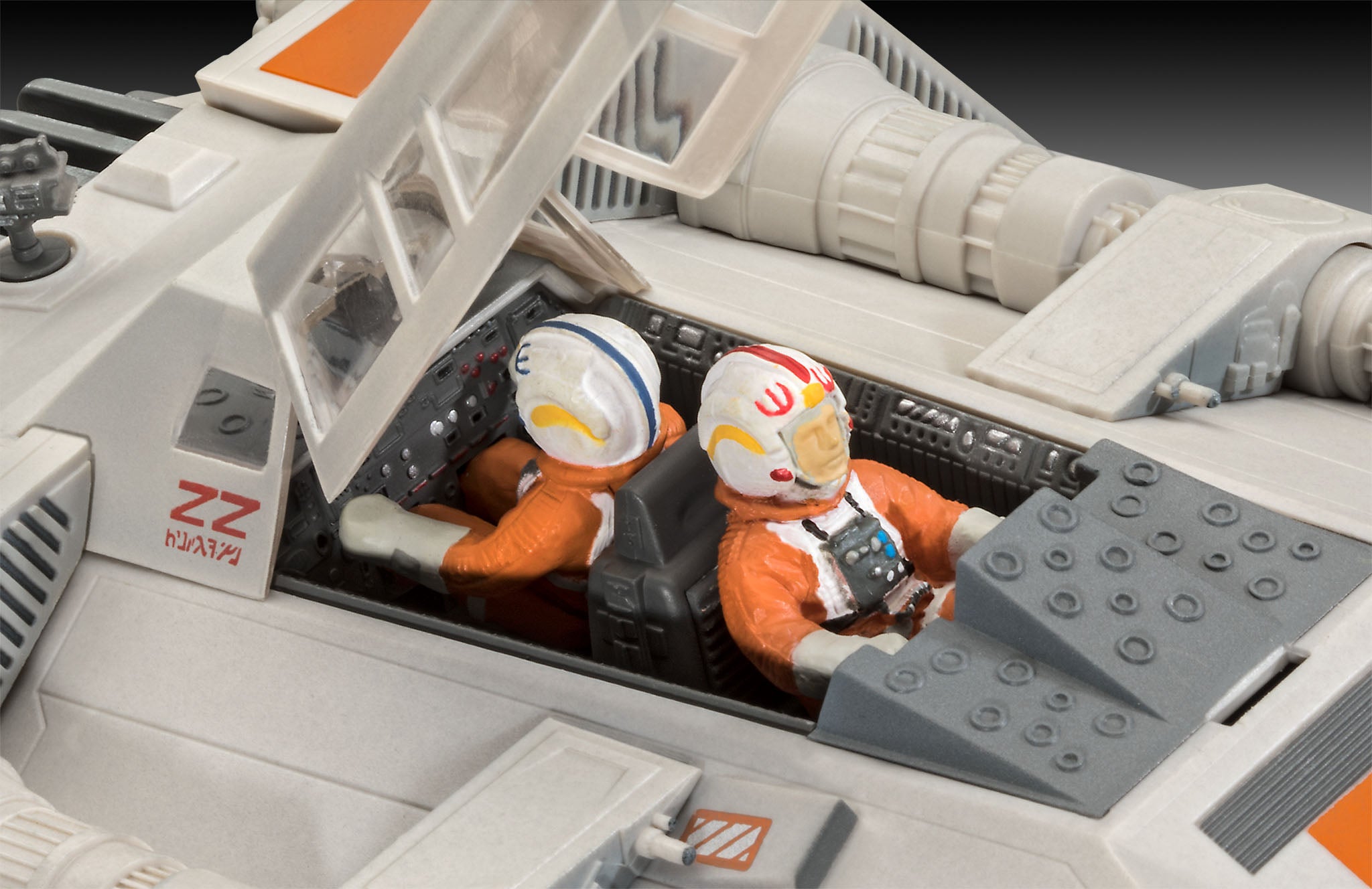 Revell Snowspeeder Star Wars The Empire Strikes Back 40th Anniversary Gift Set 1:29 Spacecraft Model Building Kit Alternate 3