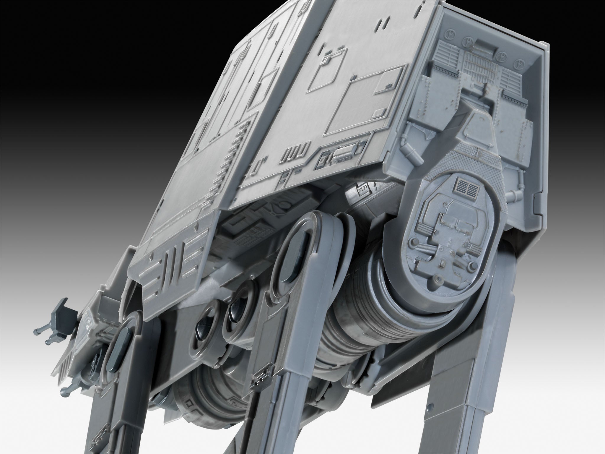 Revell AT-AT Star Wars The Empire Strikes Back 40th Anniversary Gift Set 1:53 Tank Model Building Kit Alternate 1