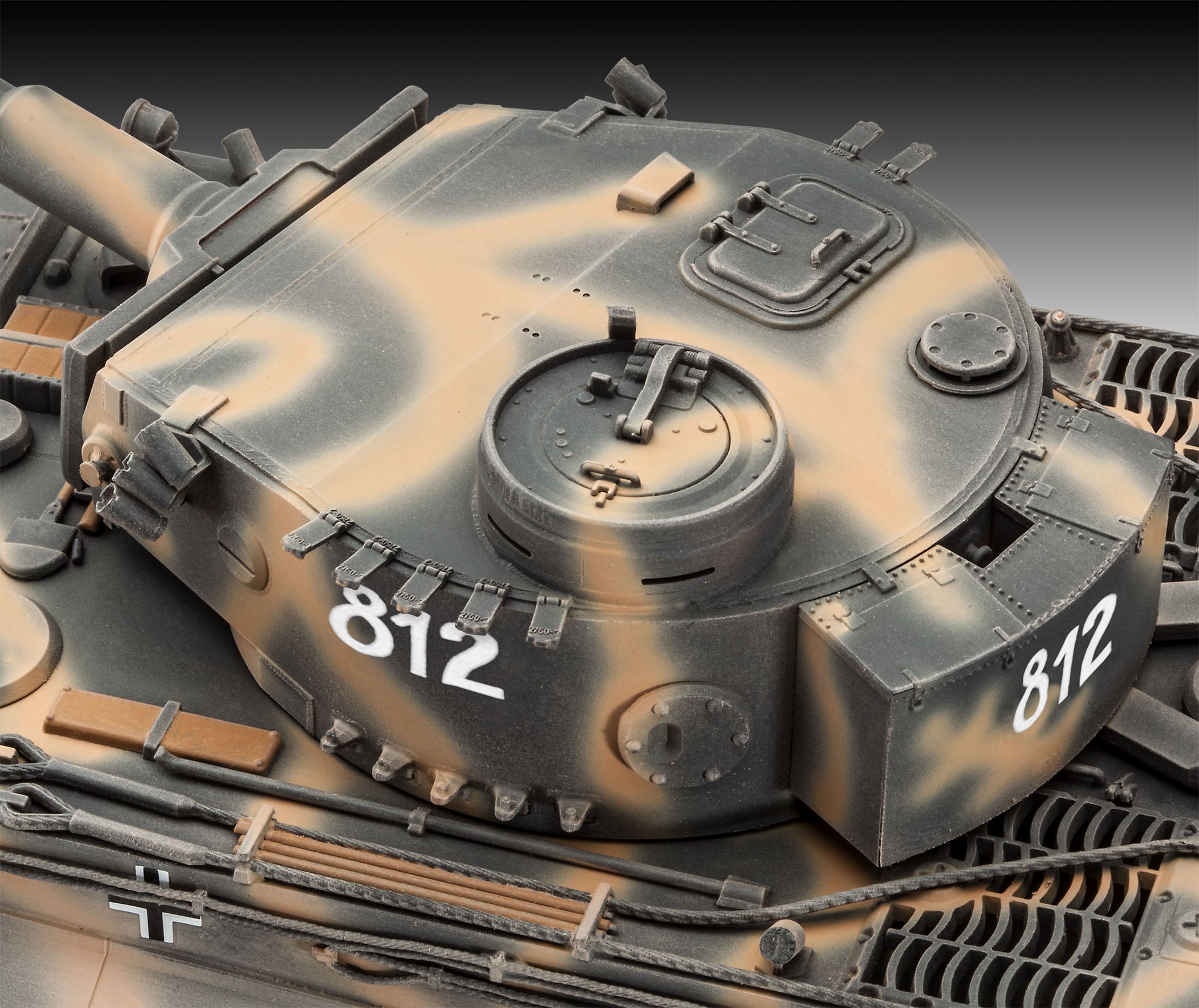 Tank Model Kit Revell Gift-Set Tiger I Ausf. E 75th Anniversary 1:35 Alternate 3