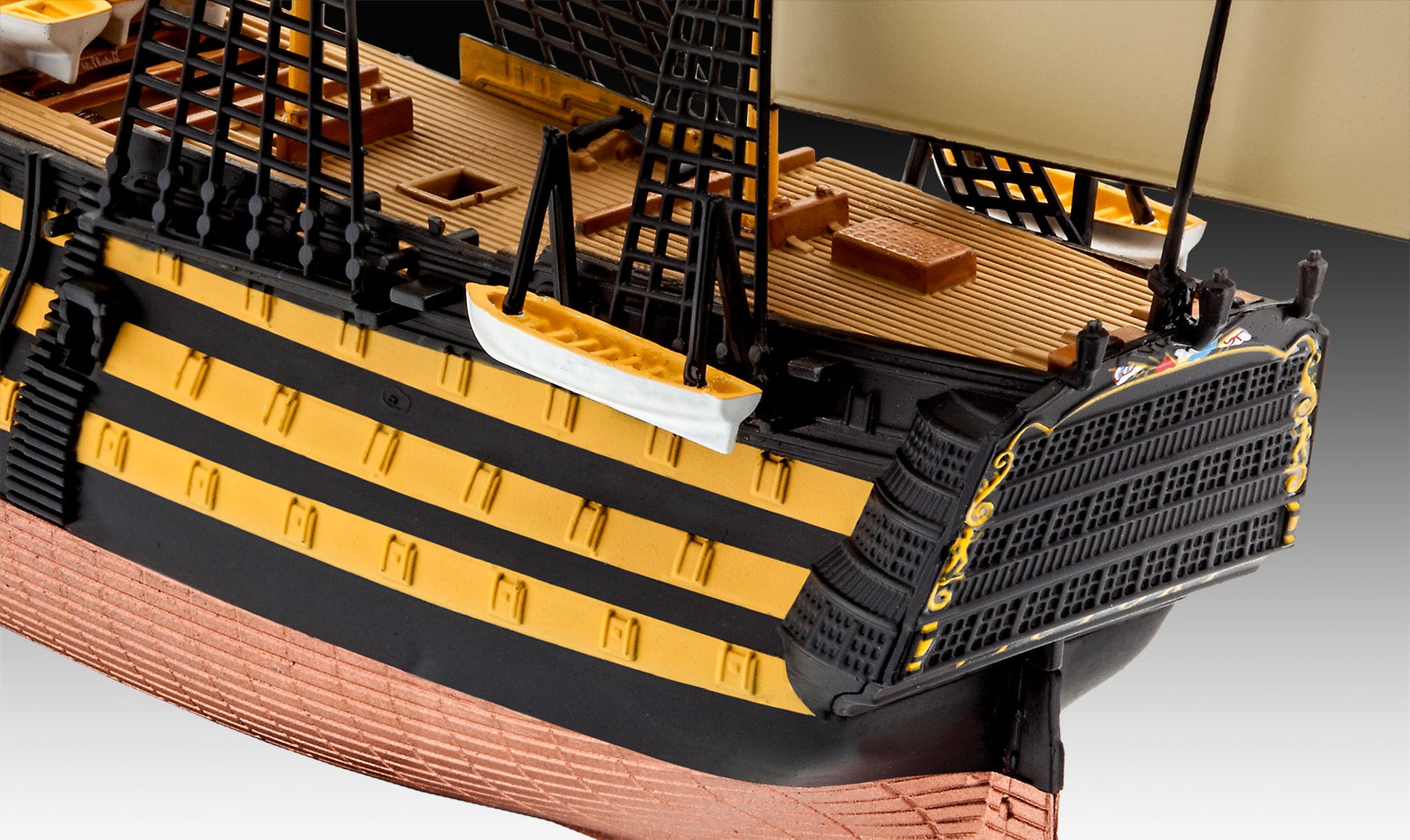 Warship Model Kit Revell Model Set HMS Victory 1:450 Alternate 3