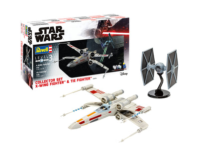 Revell Star Wars X-Wing/TIE Fighter 1:57/1:65 Collectors Set Spacecraft Model Kit