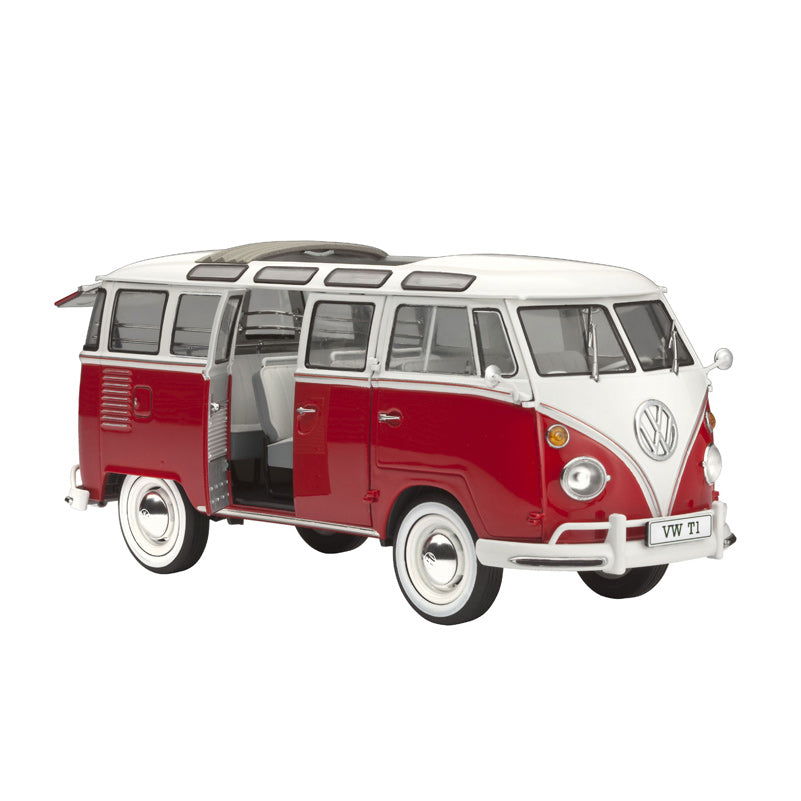 Car Model Kit Revell Volkswagen T1 Samba Bus 1:24