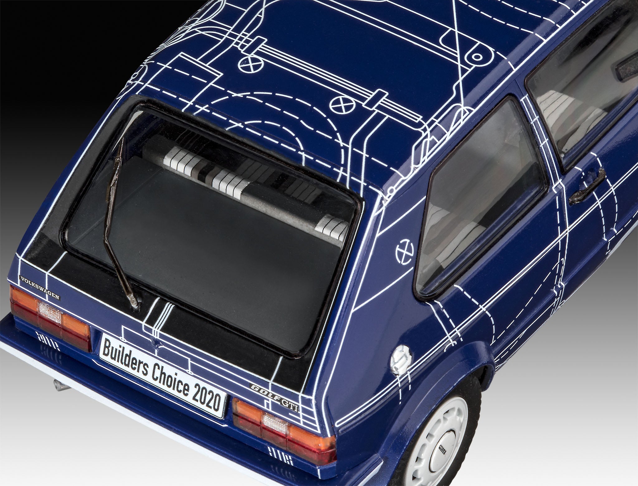 Car Model Kit Revell VW Golf GTI Builders Choice 1:24 Alternate 2