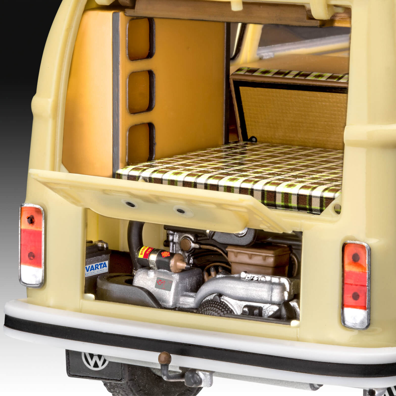 Bus Model Kit Revell VW T2 Camper Easy-Click 1:24 Alternate 1