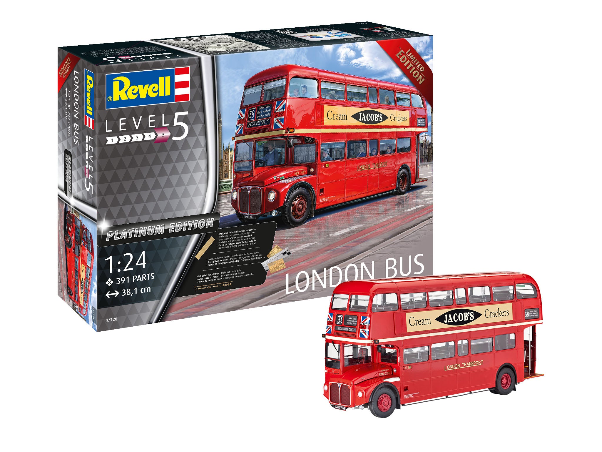 Bus Model Kit Revell London Bus 1:24