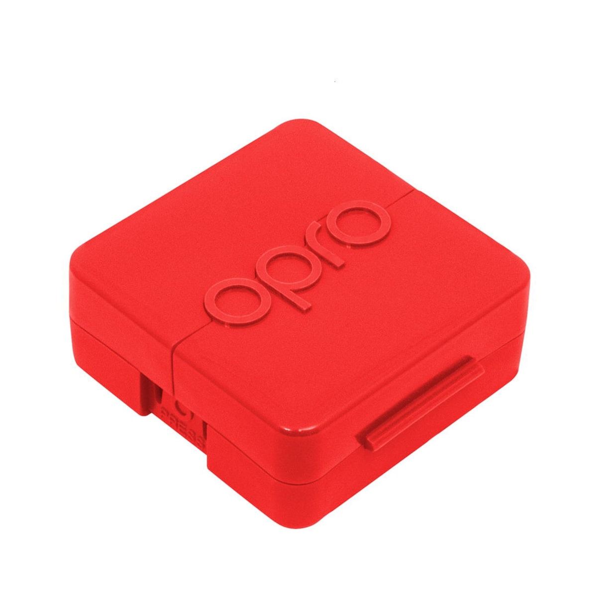 Rugby Protective Mouthguard Case OPRO Self-Fit Gen 5 Anti-Microbial Case 2022 Red