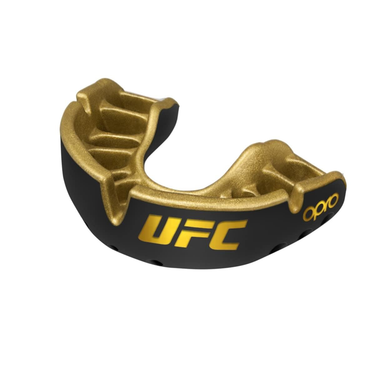 Men's Rugby Protective Mouthguard Opro Self-Fit Gold Adult UFC 2022 Black/Gold