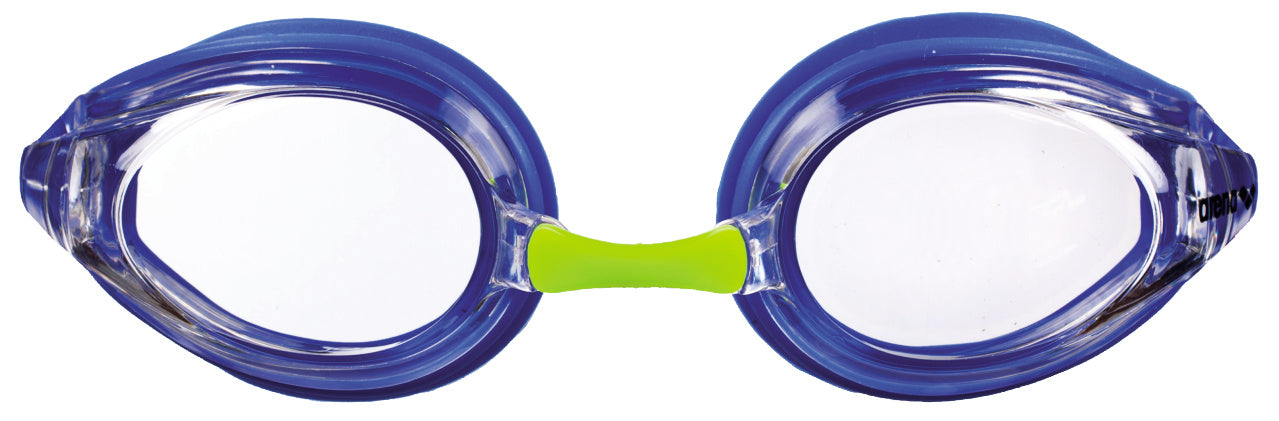 Arena Tracks Racing Junior Kid's Swimming Goggles Clear/Blue/Blue Alternate 1
